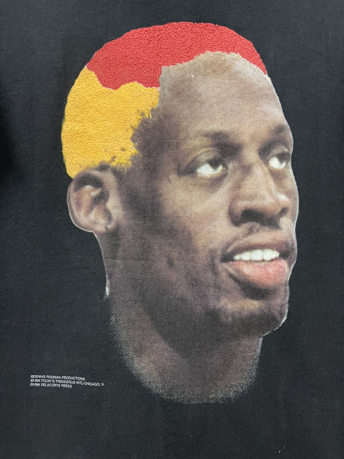 NBA Rare Vintage 1996 Dennis Rodman Very Rare Shirt 90s Size US M / EU 48-50 / 2 - 2 Thumbnail
