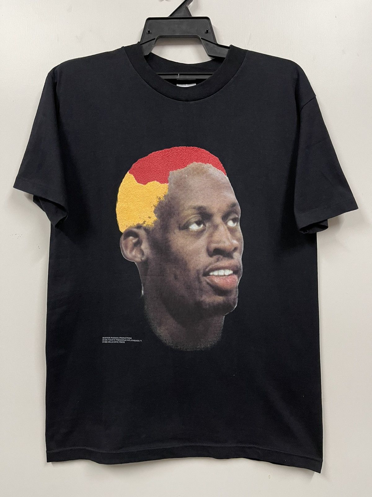 NBA Rare Vintage 1996 Dennis Rodman Very Rare Shirt 90s Size US M / EU 48-50 / 2 - 1 Thumbnail