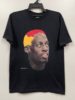 VTG 90S DENNIS Rodman Nike Tee T Shirt Size Xl madeIn USA NBA