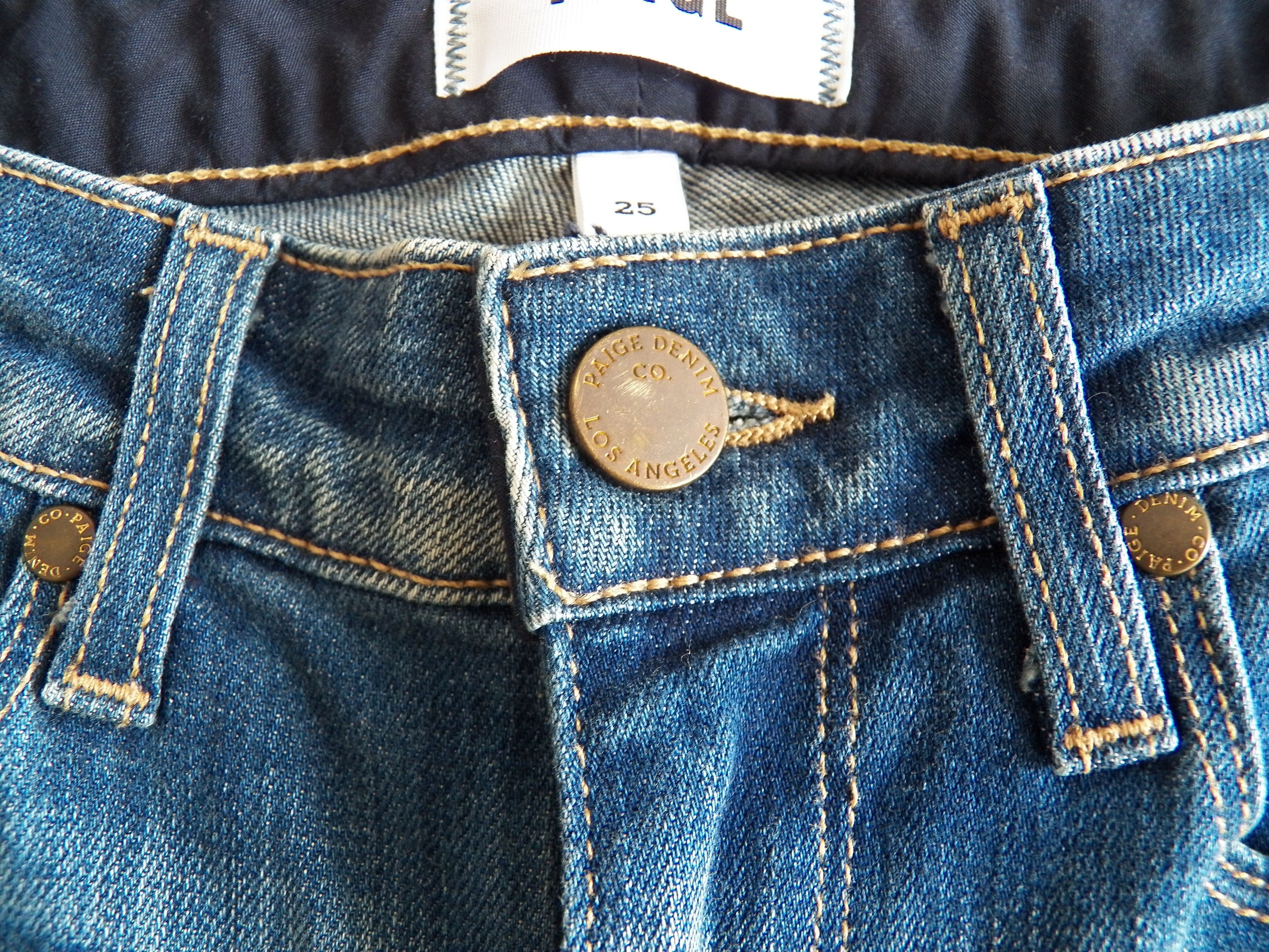 Paige Hoxton Ankle Size 25 W25 Skinny Fit Stretch High Rise Jeans Size 25" / US 0 / IT 36 - 3 Thumbnail