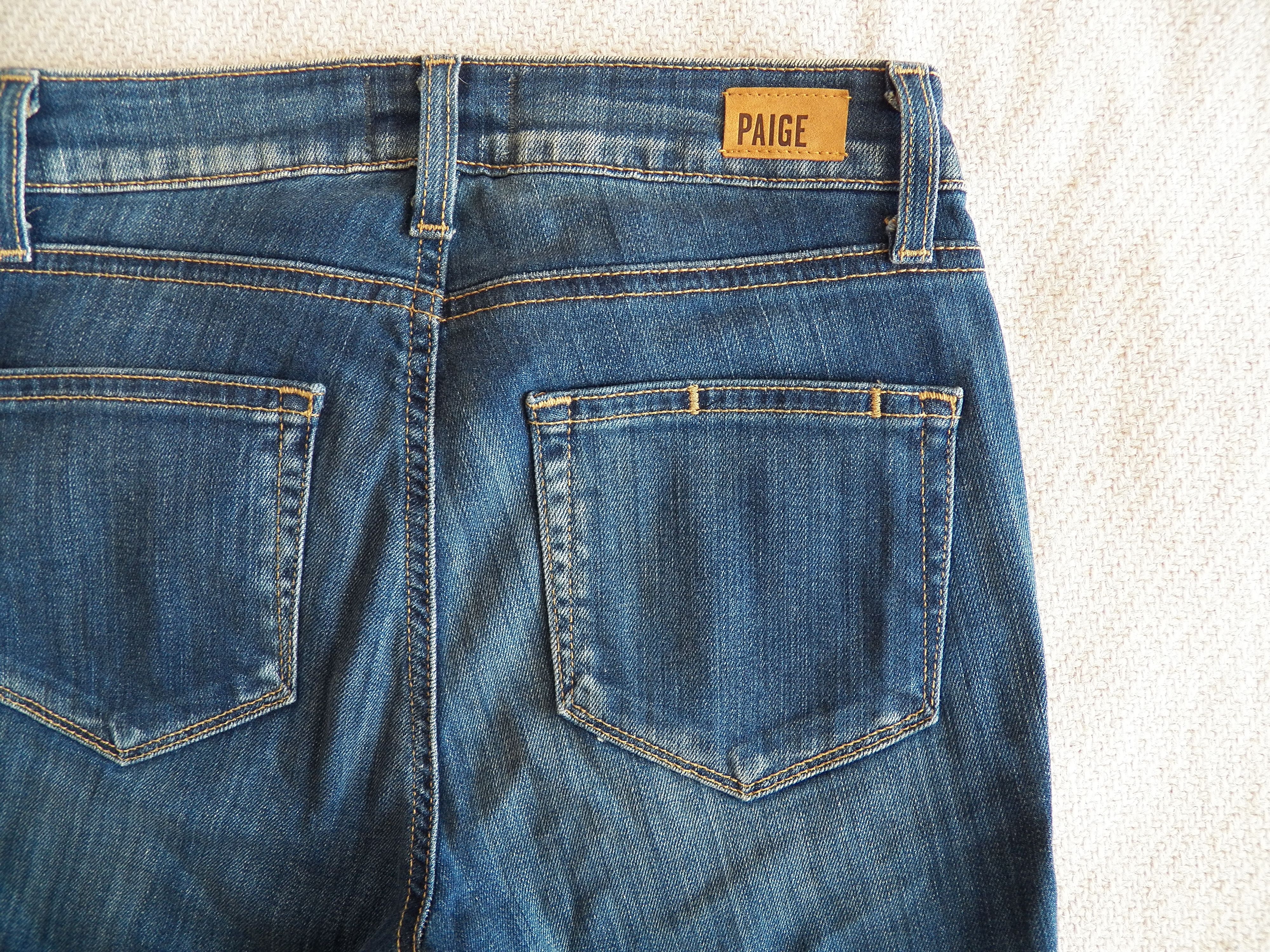 Paige Hoxton Ankle Size 25 W25 Skinny Fit Stretch High Rise Jeans Size 25" / US 0 / IT 36 - 9 Thumbnail