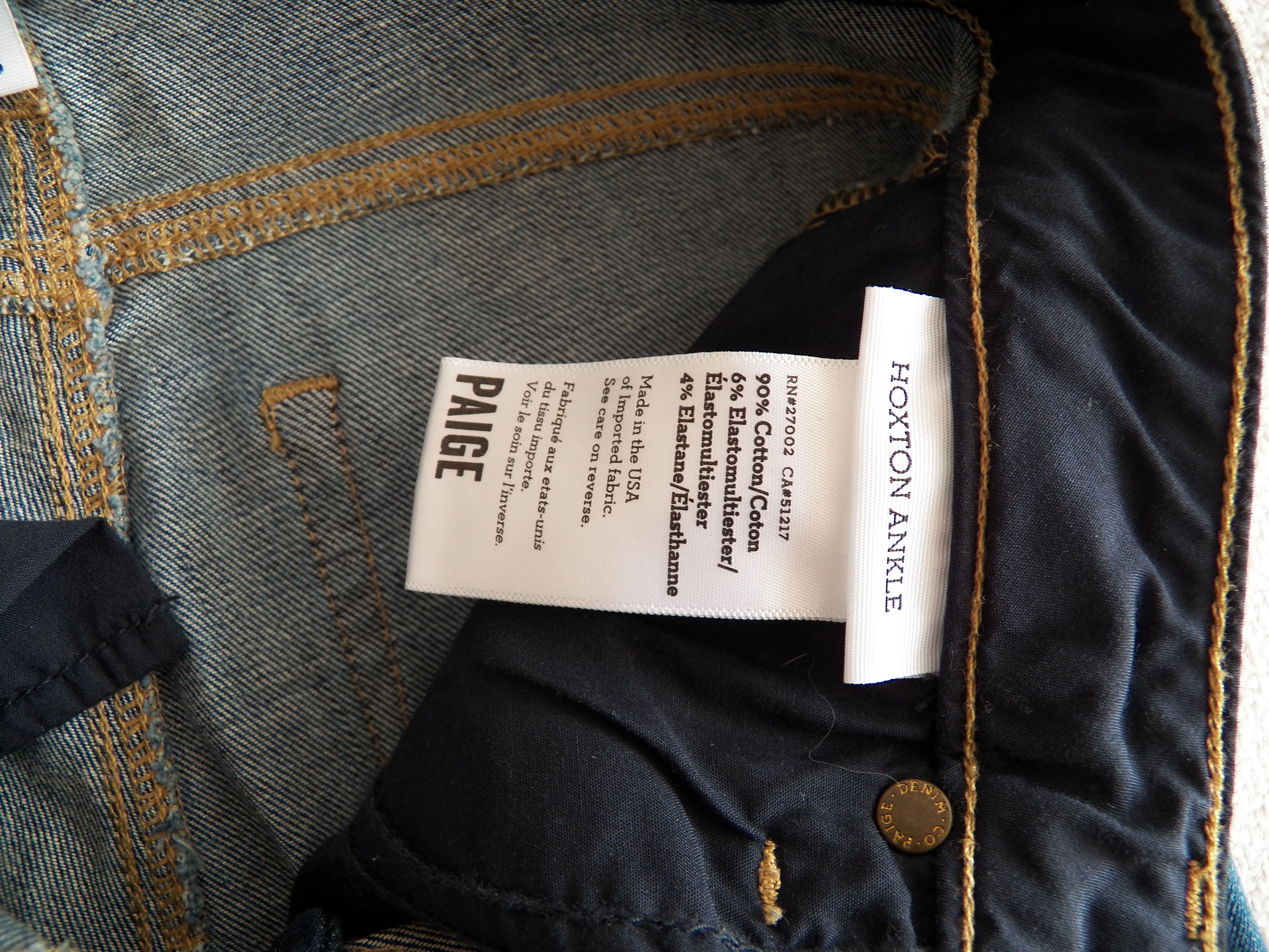 Paige Hoxton Ankle Size 25 W25 Skinny Fit Stretch High Rise Jeans Size 25" / US 0 / IT 36 - 5 Thumbnail