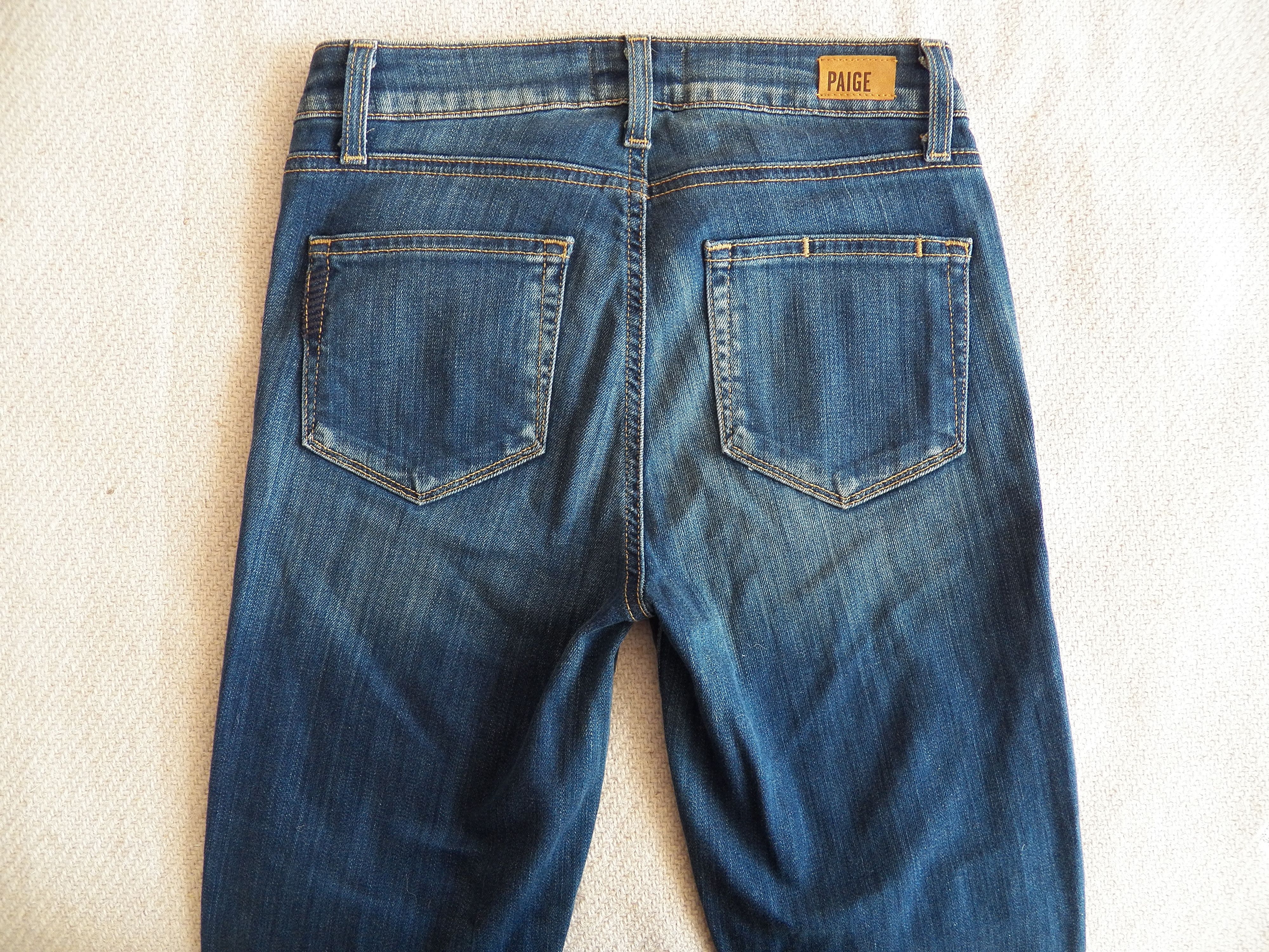 Paige Hoxton Ankle Size 25 W25 Skinny Fit Stretch High Rise Jeans Size 25" / US 0 / IT 36 - 8 Thumbnail