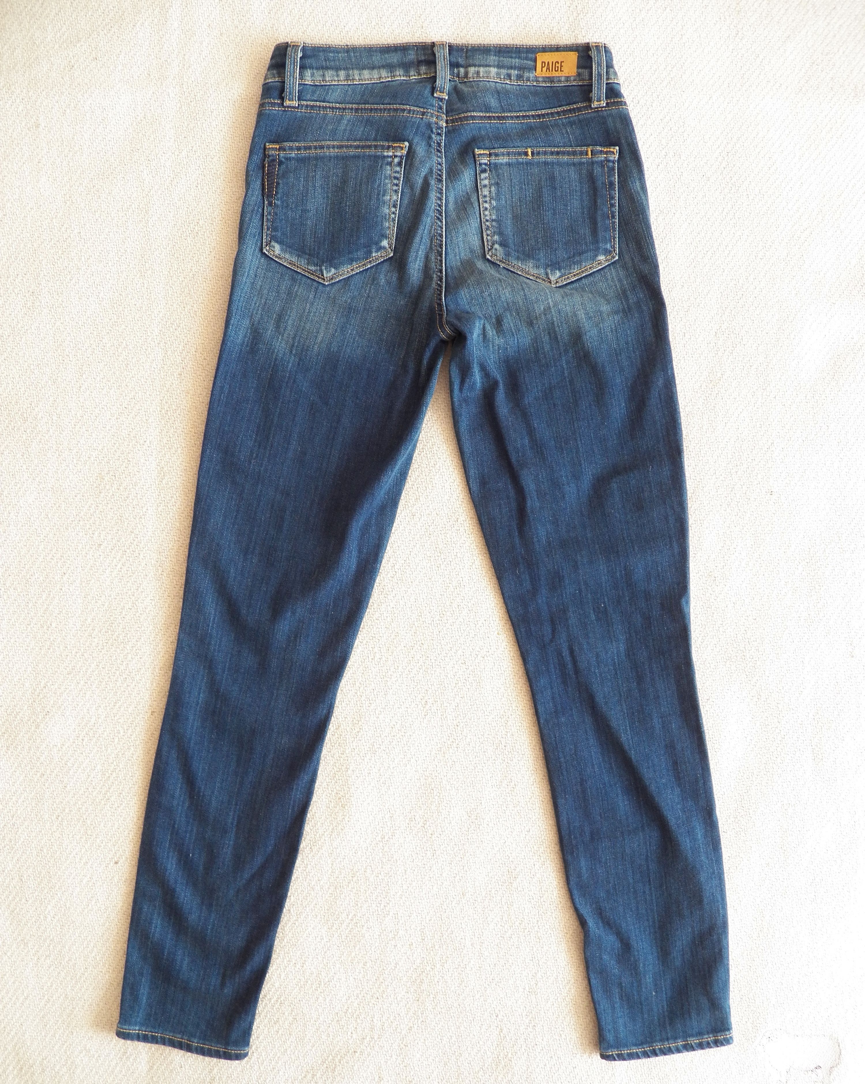 Paige Hoxton Ankle Size 25 W25 Skinny Fit Stretch High Rise Jeans Size 25" / US 0 / IT 36 - 7 Thumbnail