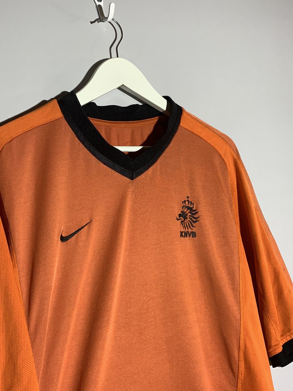 Nike × Vintage Netherlands Nike Vintage 2000 Y2k Streetwear Football Shirt Size US XL / EU 56 / 4 - 3 Thumbnail