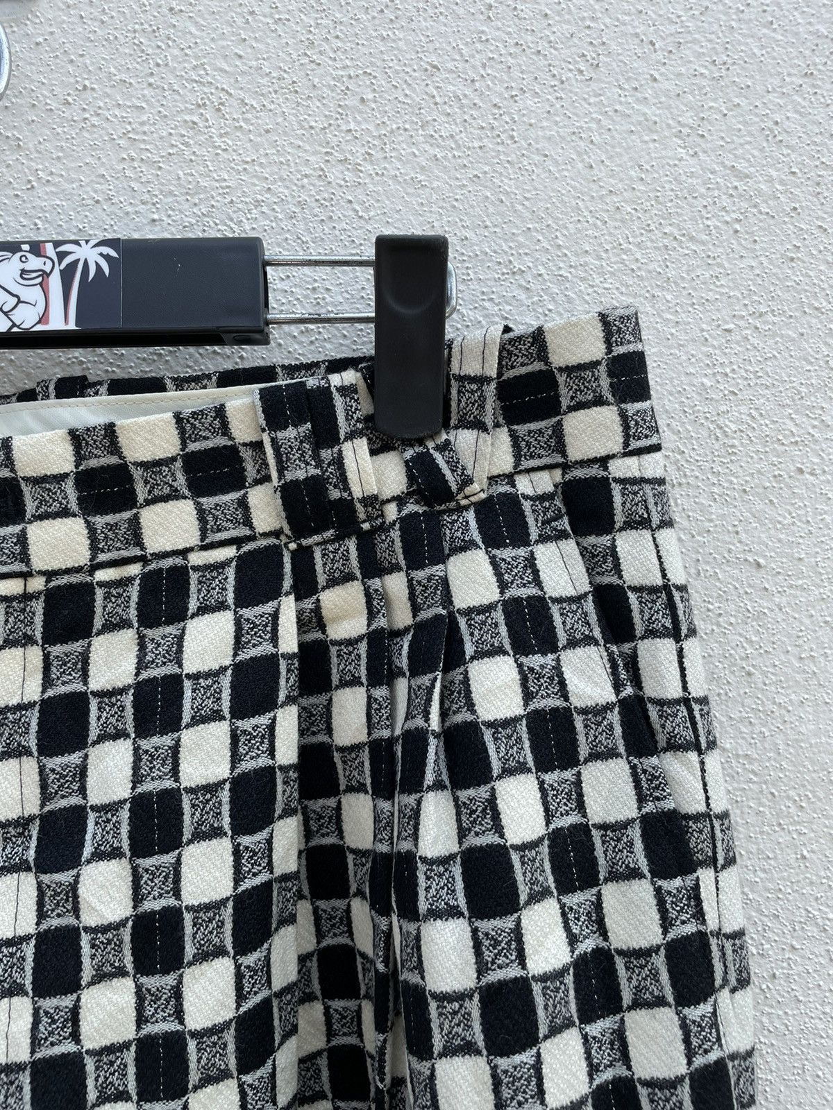 Japanese Brand Japan Brand Superior Wool Checked Baggy Pants Made In Japan Size US 32 / EU 48 - 3 Thumbnail