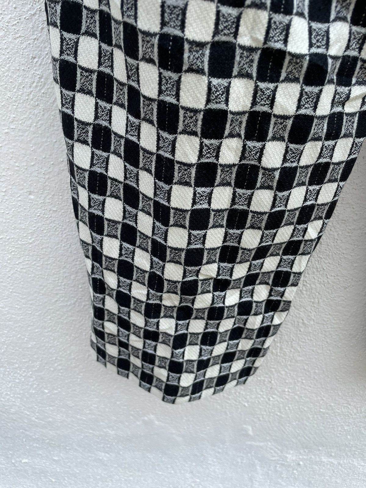 Japanese Brand Japan Brand Superior Wool Checked Baggy Pants Made In Japan Size US 32 / EU 48 - 11 Thumbnail