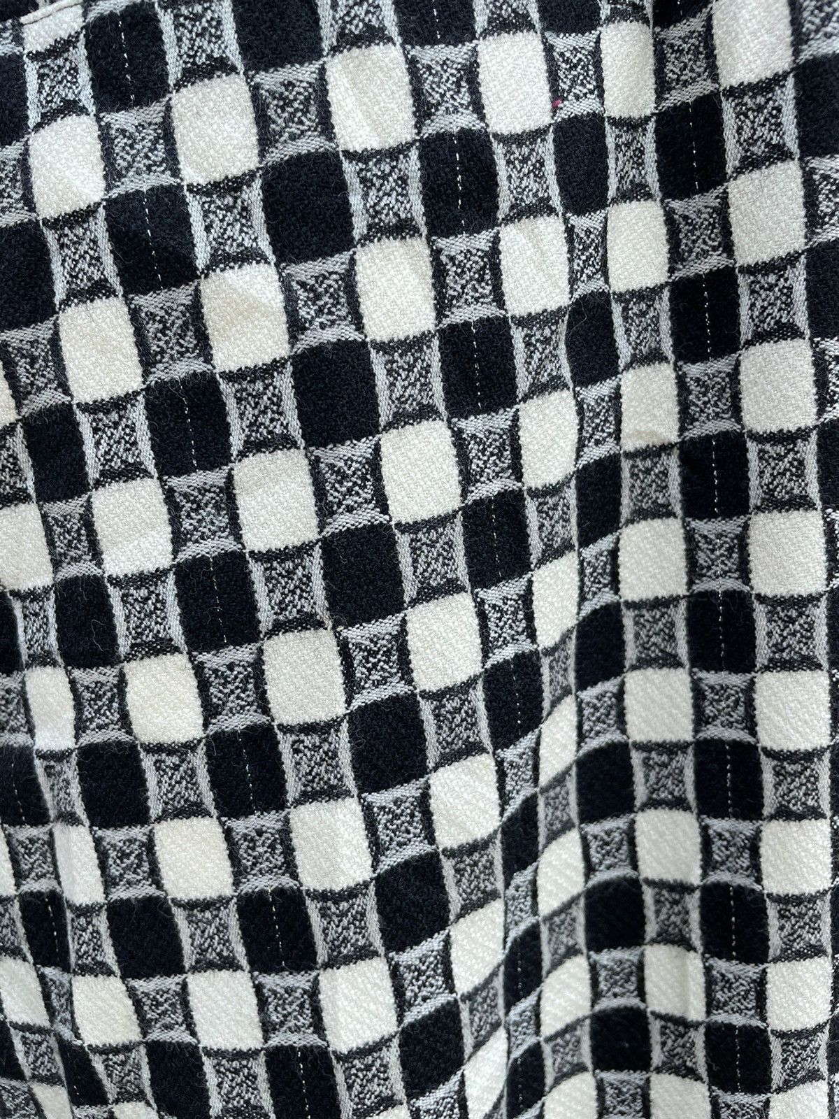 Japanese Brand Japan Brand Superior Wool Checked Baggy Pants Made In Japan Size US 32 / EU 48 - 12 Thumbnail
