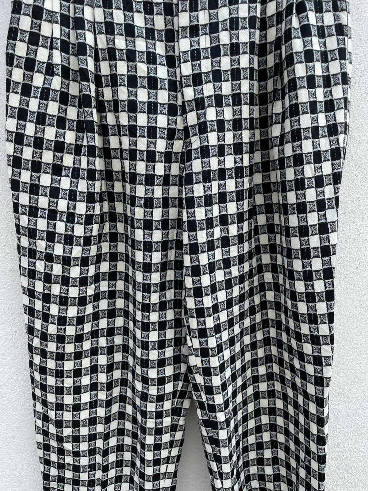 Japanese Brand Japan Brand Superior Wool Checked Baggy Pants Made In Japan Size US 32 / EU 48 - 4 Thumbnail