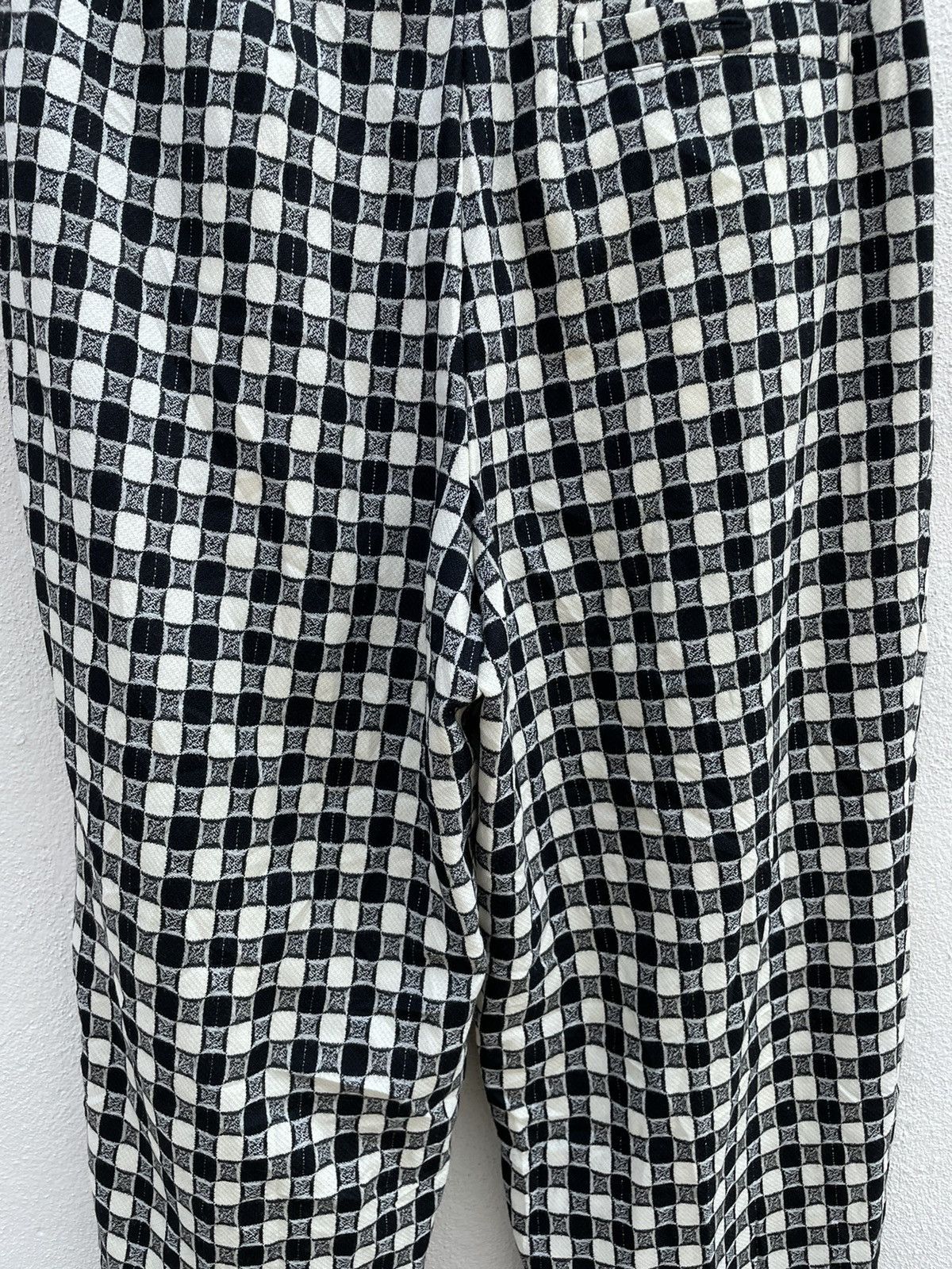 Japanese Brand Japan Brand Superior Wool Checked Baggy Pants Made In Japan Size US 32 / EU 48 - 9 Thumbnail