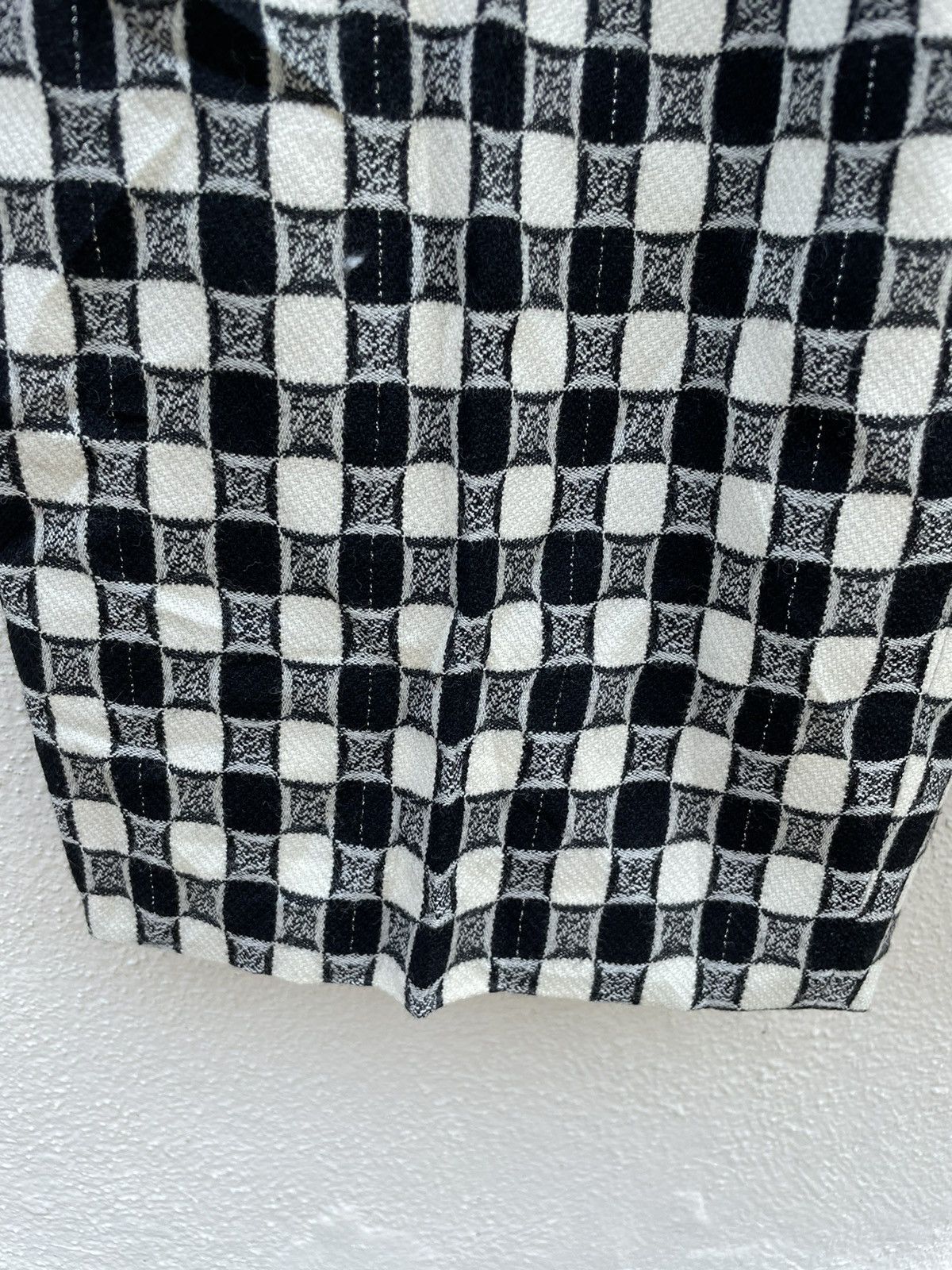 Japanese Brand Japan Brand Superior Wool Checked Baggy Pants Made In Japan Size US 32 / EU 48 - 5 Thumbnail
