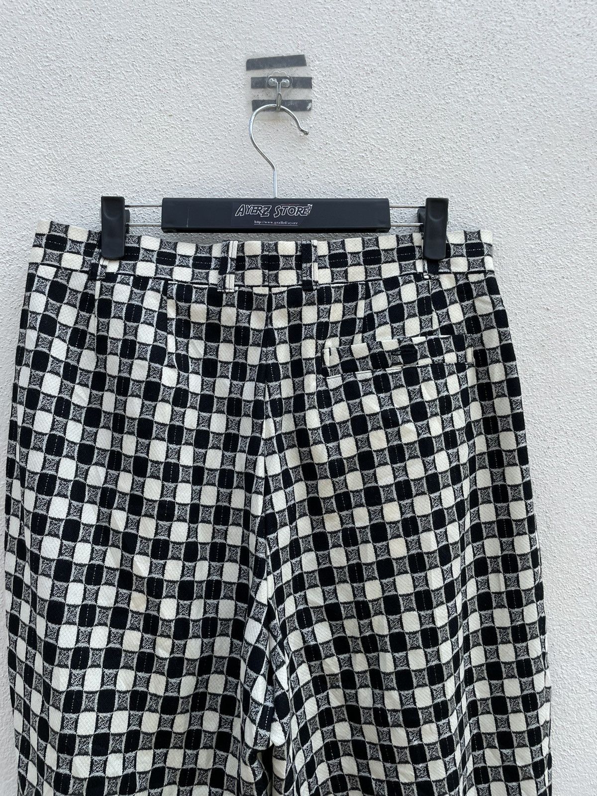Japanese Brand Japan Brand Superior Wool Checked Baggy Pants Made In Japan Size US 32 / EU 48 - 8 Thumbnail