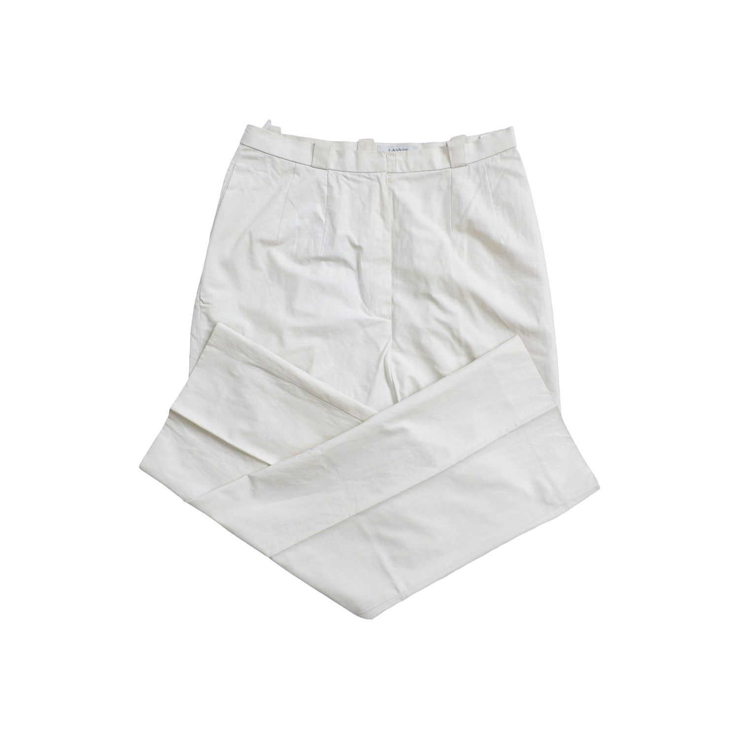 image of Lanvin La Collection Long Pants in White, Women's (Size 26)