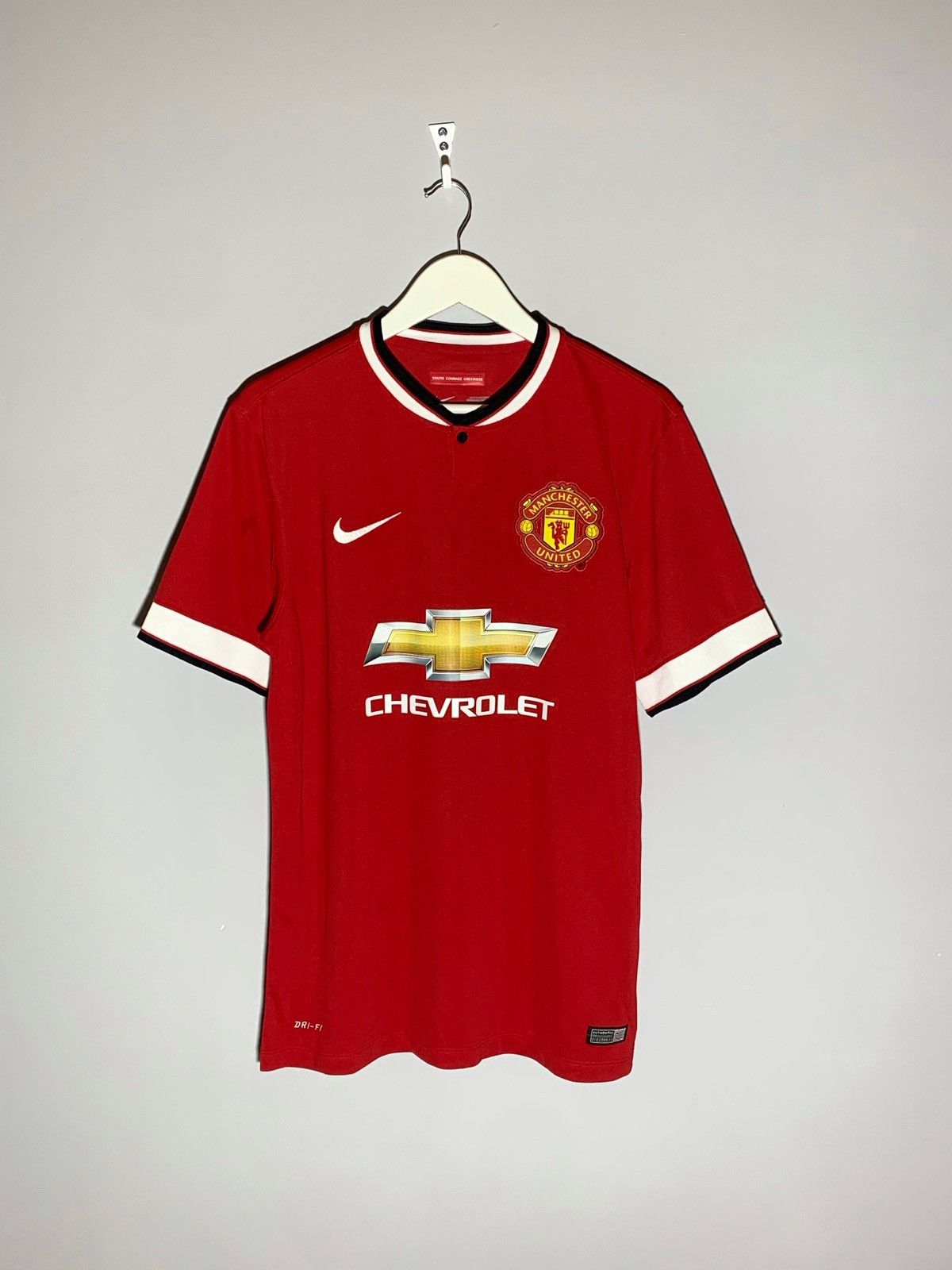 Nike #22 Herrera Manchester United Adidas 2014/15 Football Shirt Size US M / EU 48-50 / 2 - 2 Thumbnail