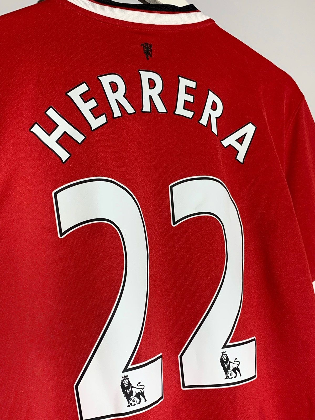 Nike #22 Herrera Manchester United Adidas 2014/15 Football Shirt Size US M / EU 48-50 / 2 - 11 Thumbnail