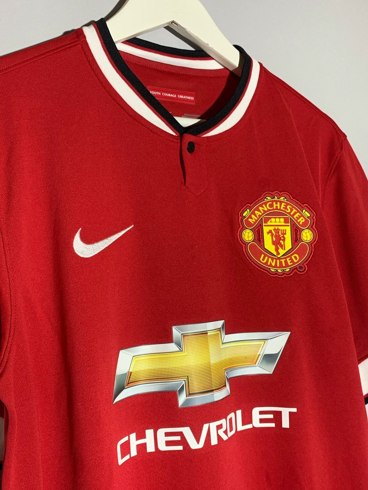 Nike #22 Herrera Manchester United Adidas 2014/15 Football Shirt Size US M / EU 48-50 / 2 - 4 Thumbnail