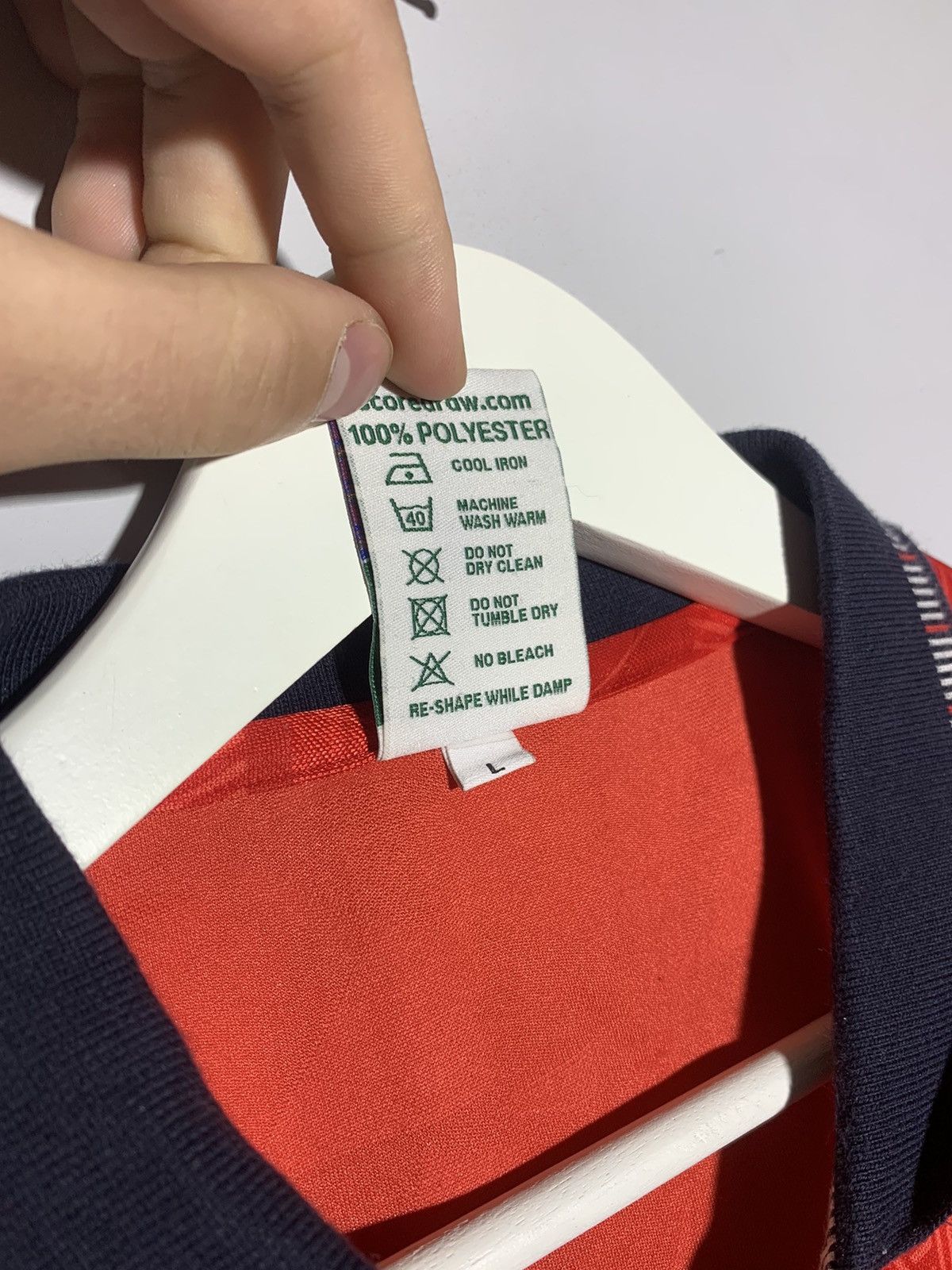 Vintage England Score Draw England Y2k Blokecore 1992 Football Shirt Size US L / EU 52-54 / 3 - 9 Thumbnail
