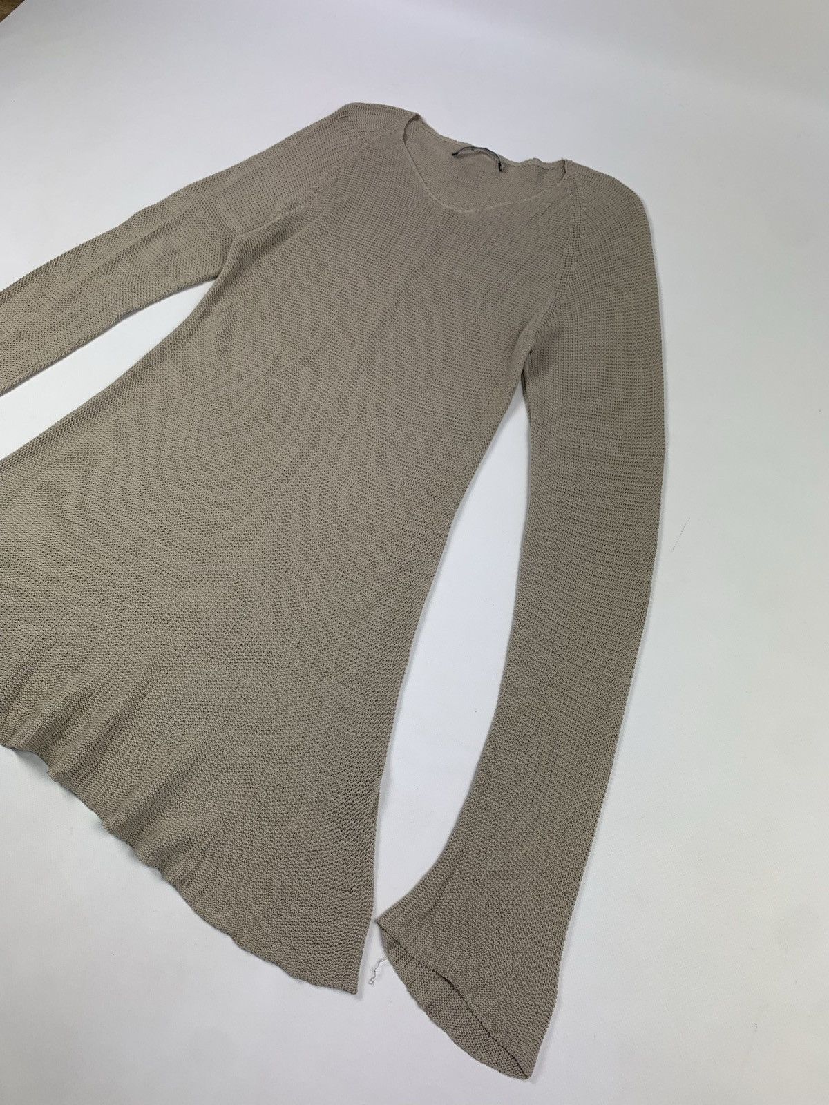 hannes roether Hannes Roether avant-garde women’s long SLV sweater pullover Size L / US 10 / IT 46 - 2 Thumbnail