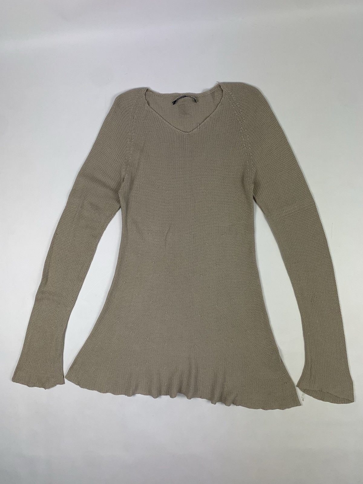 hannes roether Hannes Roether avant-garde women’s long SLV sweater pullover Size L / US 10 / IT 46 - 1 Thumbnail