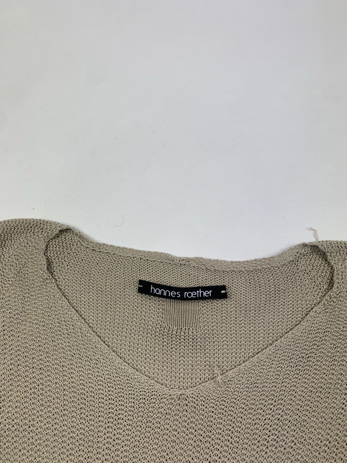 hannes roether Hannes Roether avant-garde women’s long SLV sweater pullover Size L / US 10 / IT 46 - 8 Thumbnail