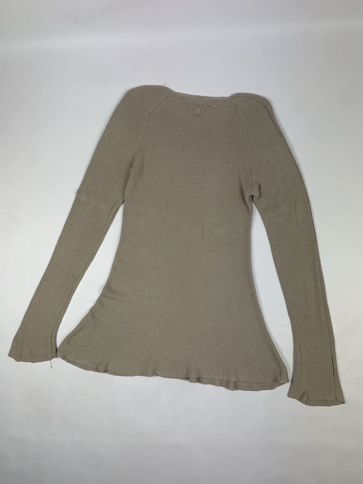 hannes roether Hannes Roether avant-garde women’s long SLV sweater pullover Size L / US 10 / IT 46 - 6 Thumbnail