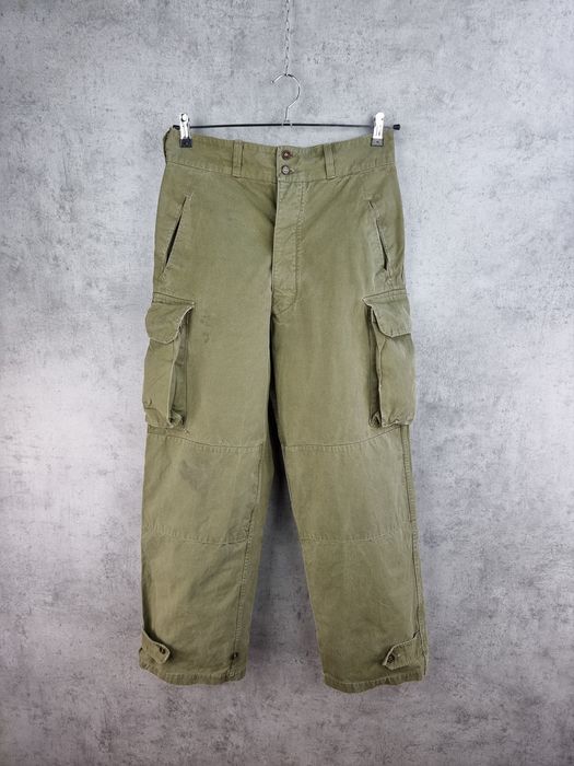 Vintage 50s Rare Military Cargo Pant French Paratrooper Army Size US 32 / EU 48 - 2 Preview