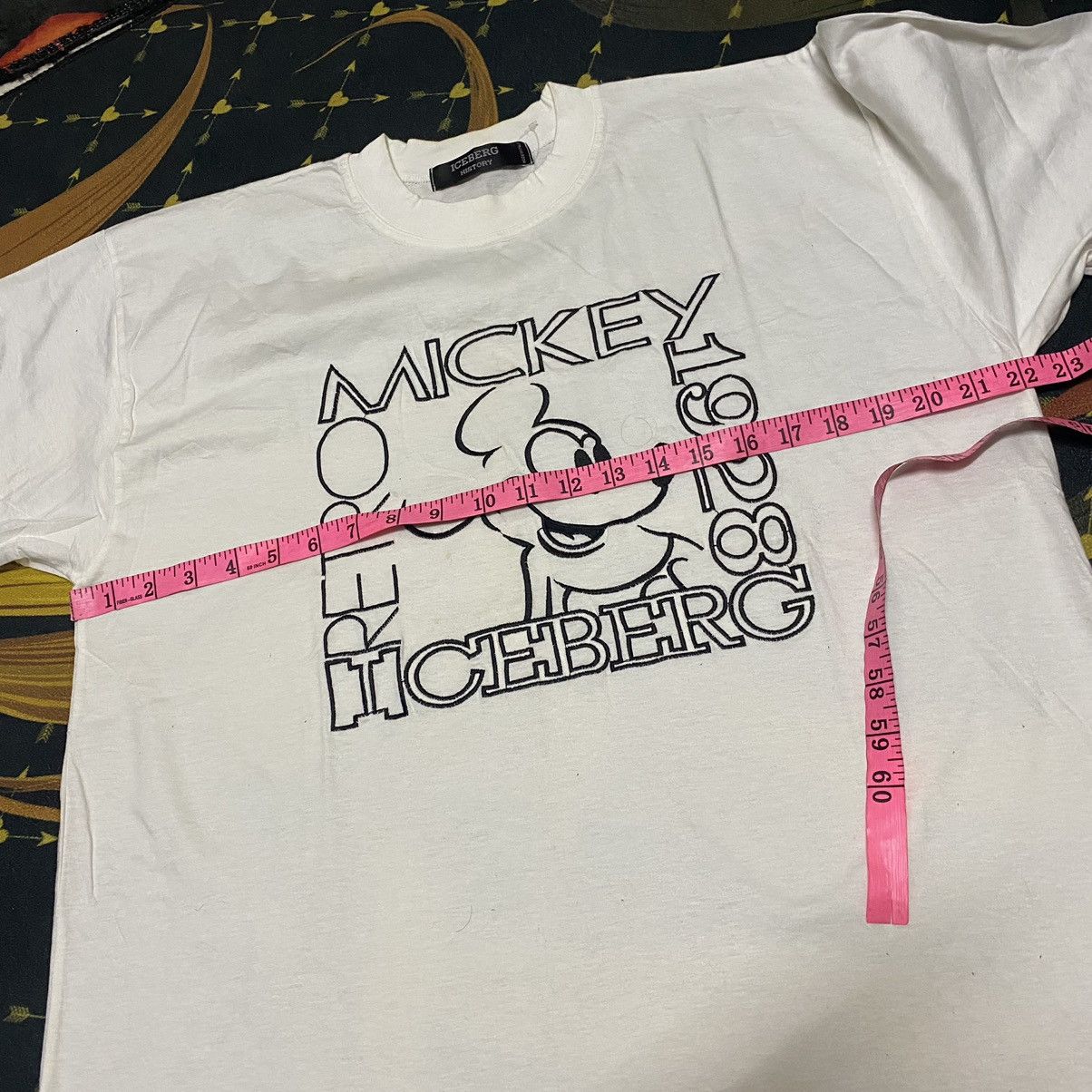 Iceberg Vintage Iceberg Mickey Embroidery Tshirt Size US L / EU 52-54 / 3 - 11 Thumbnail