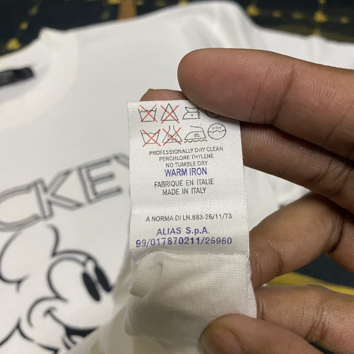 Iceberg Vintage Iceberg Mickey Embroidery Tshirt Size US L / EU 52-54 / 3 - 7 Thumbnail