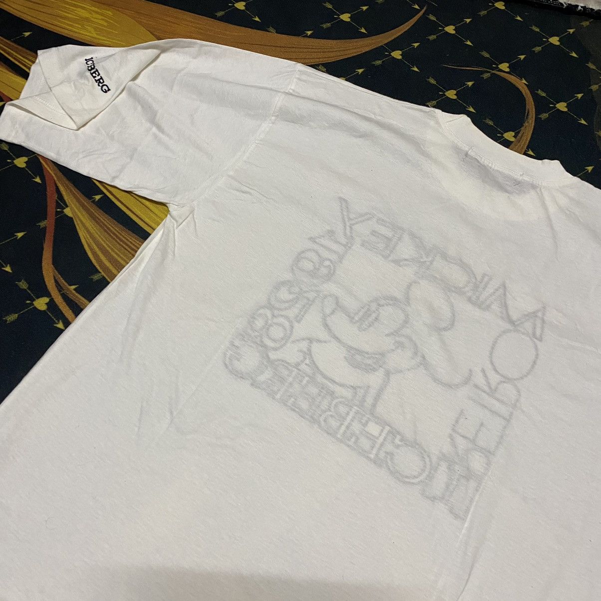 Iceberg Vintage Iceberg Mickey Embroidery Tshirt Size US L / EU 52-54 / 3 - 10 Thumbnail