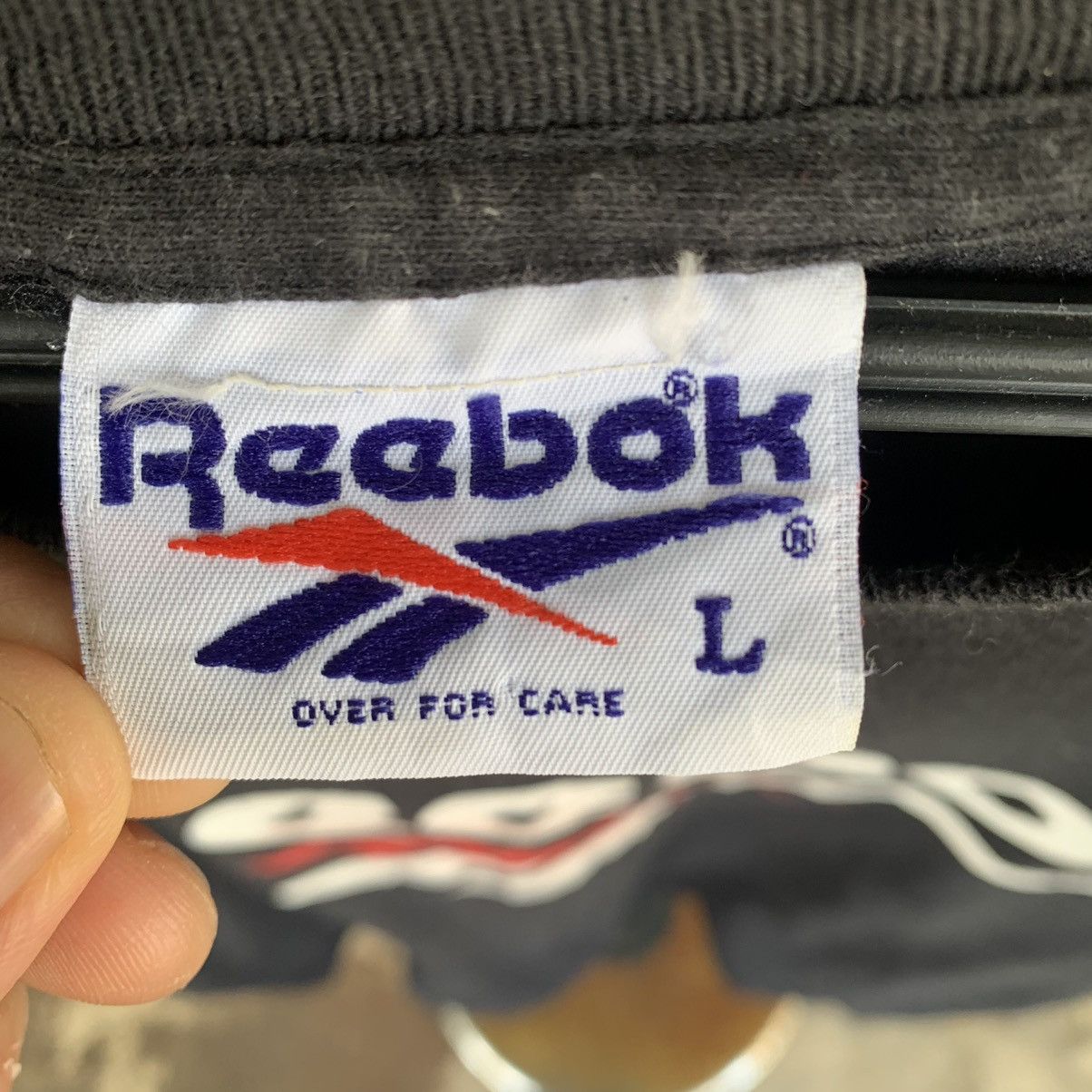 Reebok × Vintage Reebok vintage 90s spellout logo made in USA Size US L / EU 52-54 / 3 - 3 Thumbnail