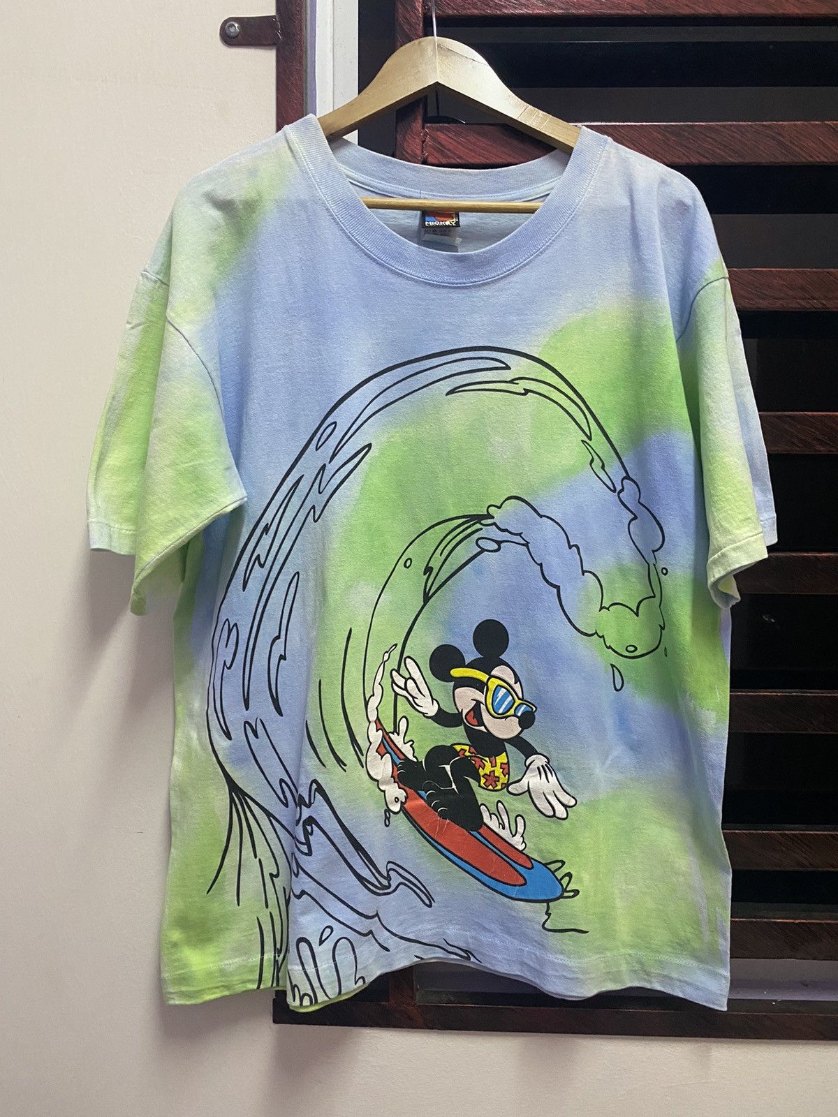 Mickey Mouse × Vintage Vintage Overprint Mickey Mouse Surfing Size US XL / EU 56 / 4 - 1 Thumbnail