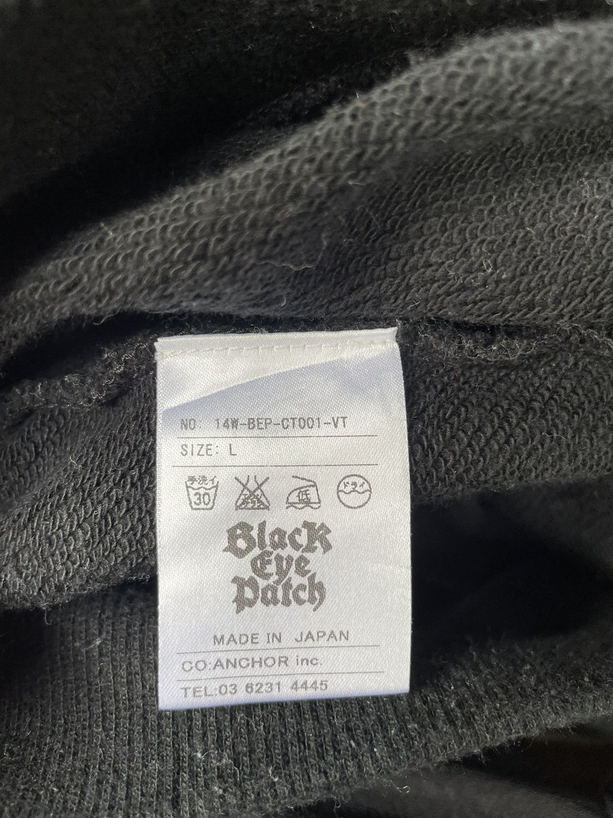 BlackEyePatch Black Eye Patch Big Logo Sweatshirt Made in japan Size US L / EU 52-54 / 3 - 11 Thumbnail