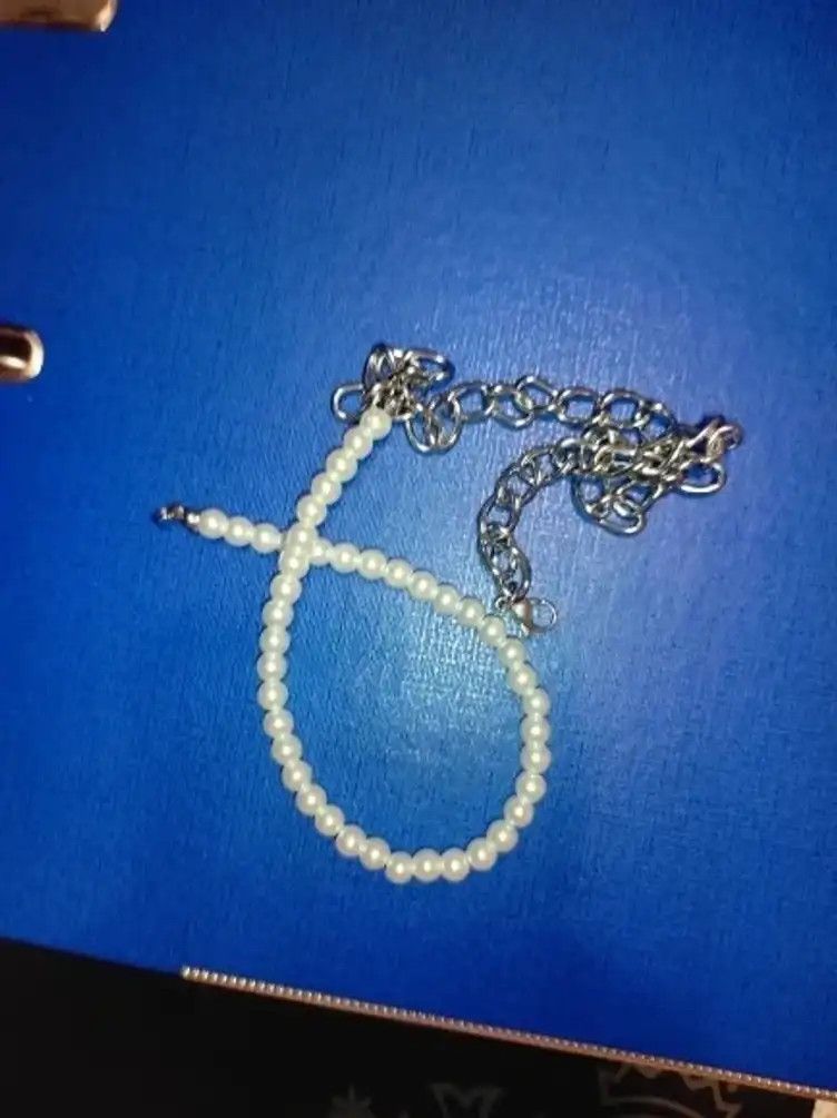Jewelry Imitation Pearl Chain Men Necklace Size ONE SIZE - 4 Thumbnail