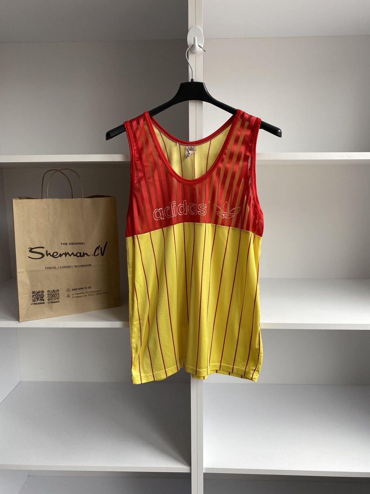 Adidas × Vintage Adidas Vintage T-Shirt 90s 80s Size US M / EU 48-50 / 2 - 1 Thumbnail