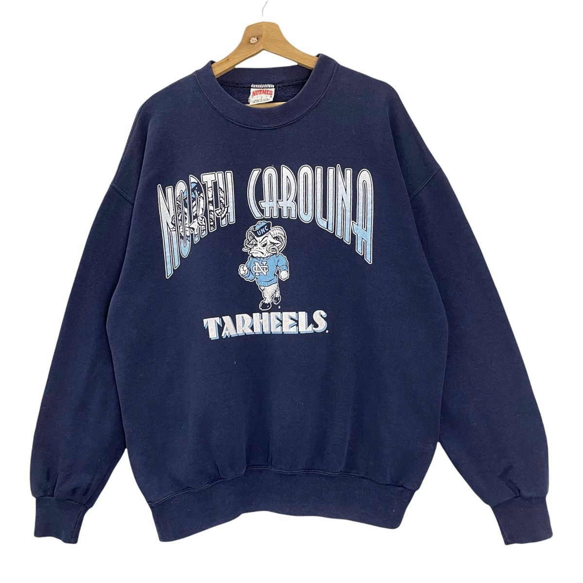 Vintage 90s North Carolina Tar Hells Crewneck Sweatshirt Size XL Size US XL / EU 56 / 4 - 3 Thumbnail