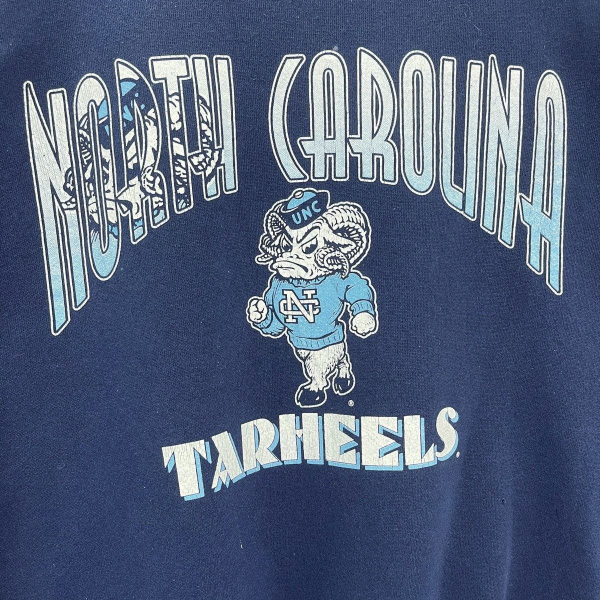 Vintage 90s North Carolina Tar Hells Crewneck Sweatshirt Size XL Size US XL / EU 56 / 4 - 5 Thumbnail