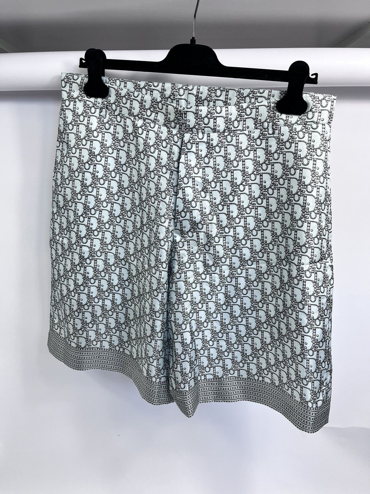 Dior Oblique Diamond Silk Shorts