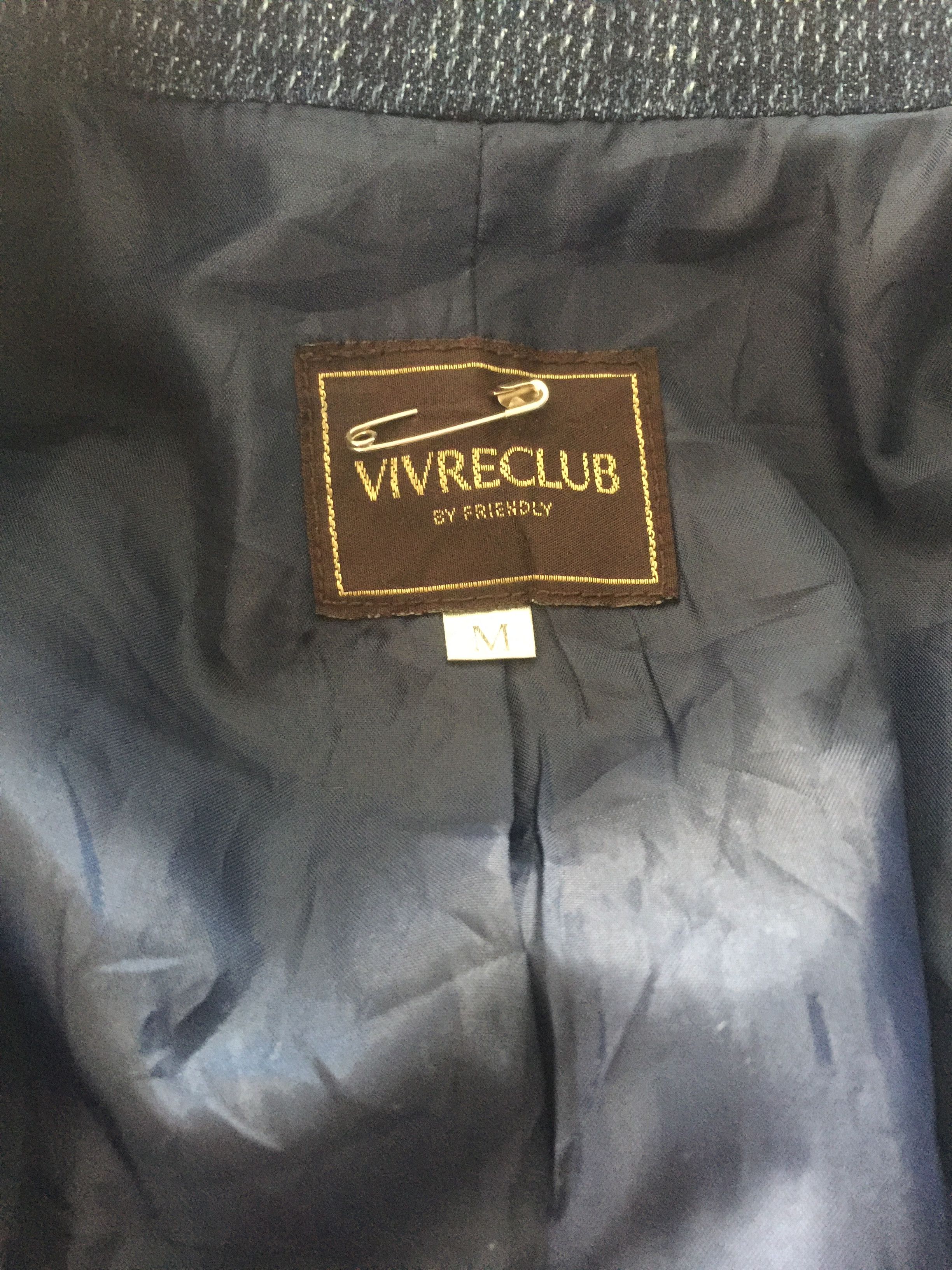 Designer × Japanese Brand 🔥Vivreclub Indigo Blazer Jacket Size US M / EU 48-50 / 2 - 5 Thumbnail
