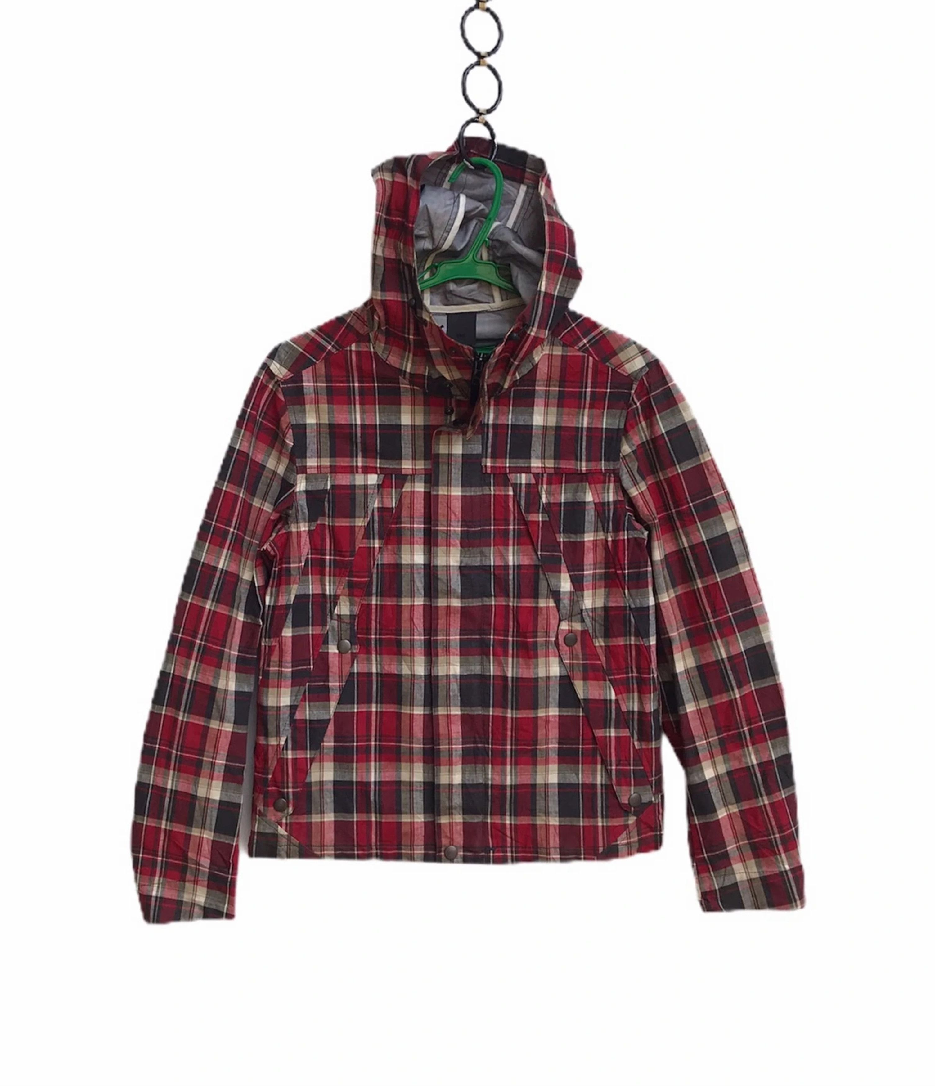 HARE Hare Windbreaket Check Jacket With Hoodies Size US S / EU 44-46 / 1 - 1 Thumbnail