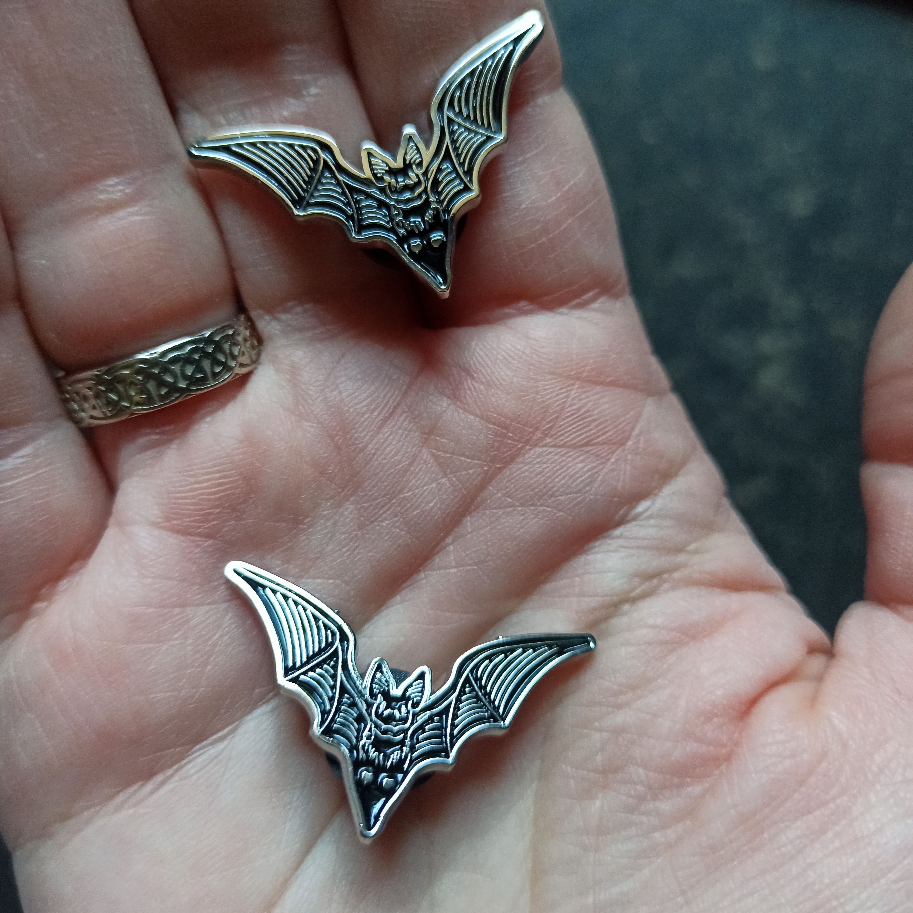 Jewelry Bat Pin Size ONE SIZE - 2 Thumbnail