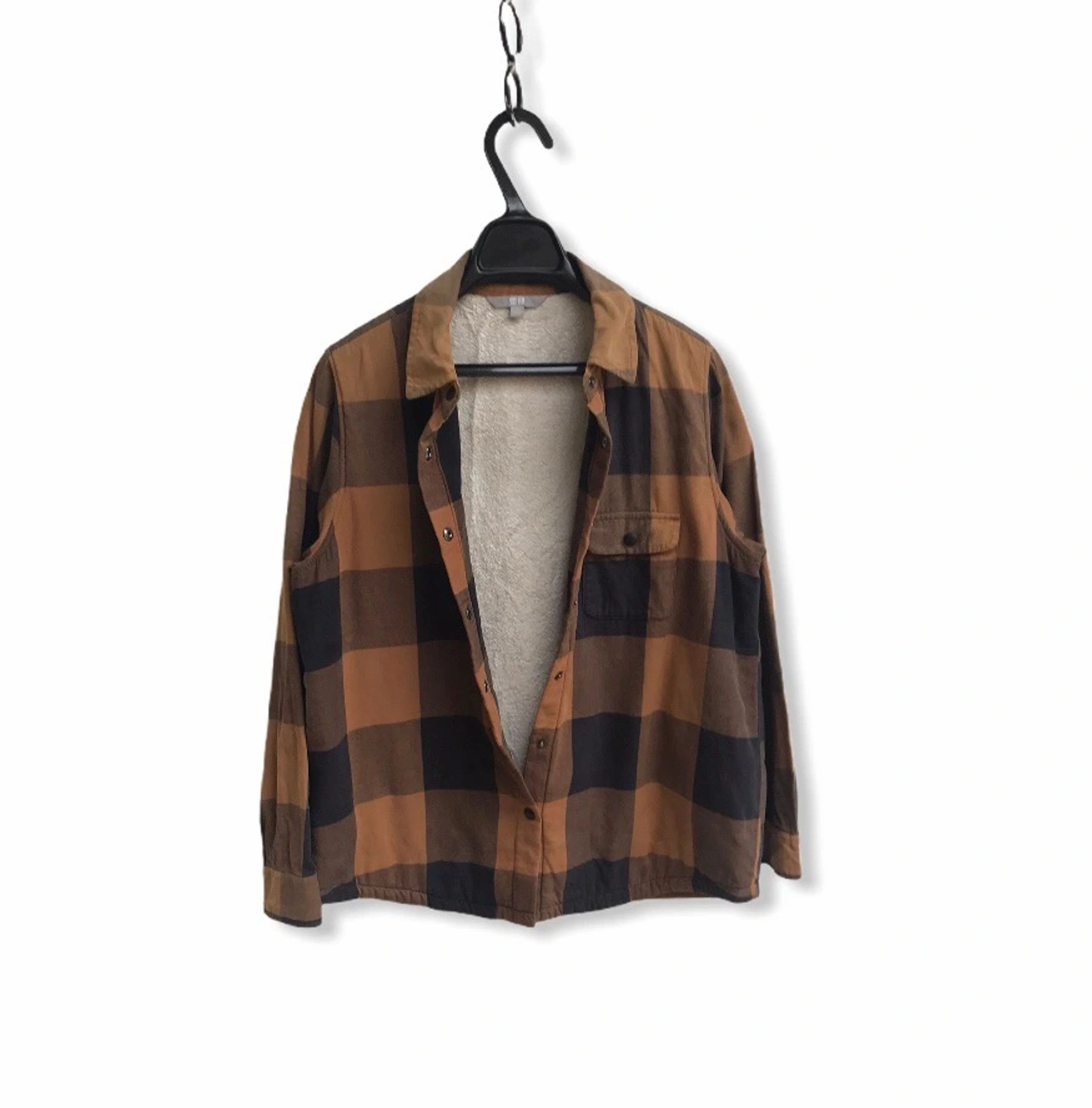 Uniqlo Uniqlo Check Jacket Fleece Sherpa Inside Size US M / EU 48-50 / 2 - 1 Thumbnail
