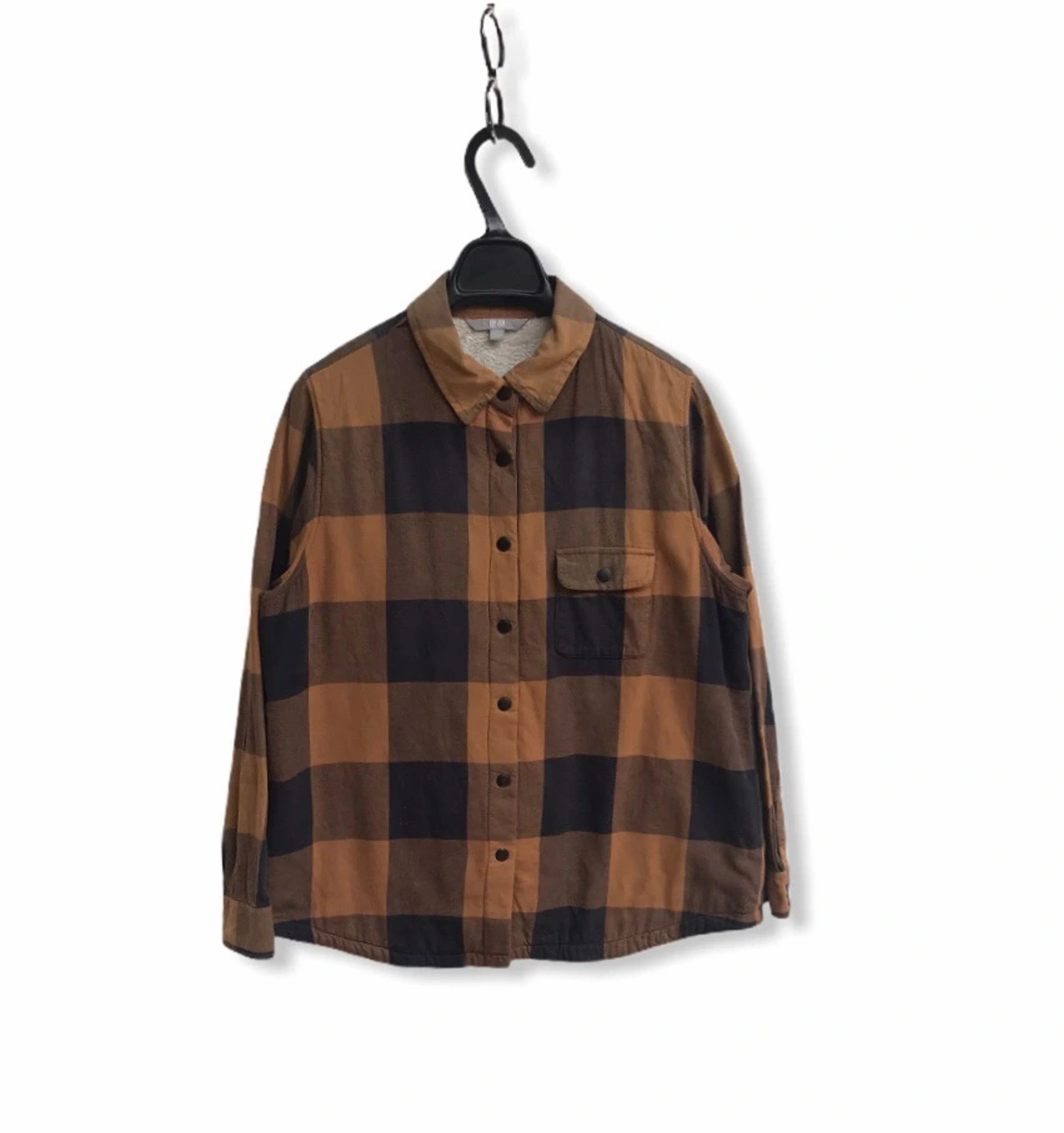 Uniqlo Uniqlo Check Jacket Fleece Sherpa Inside Size US M / EU 48-50 / 2 - 2 Thumbnail