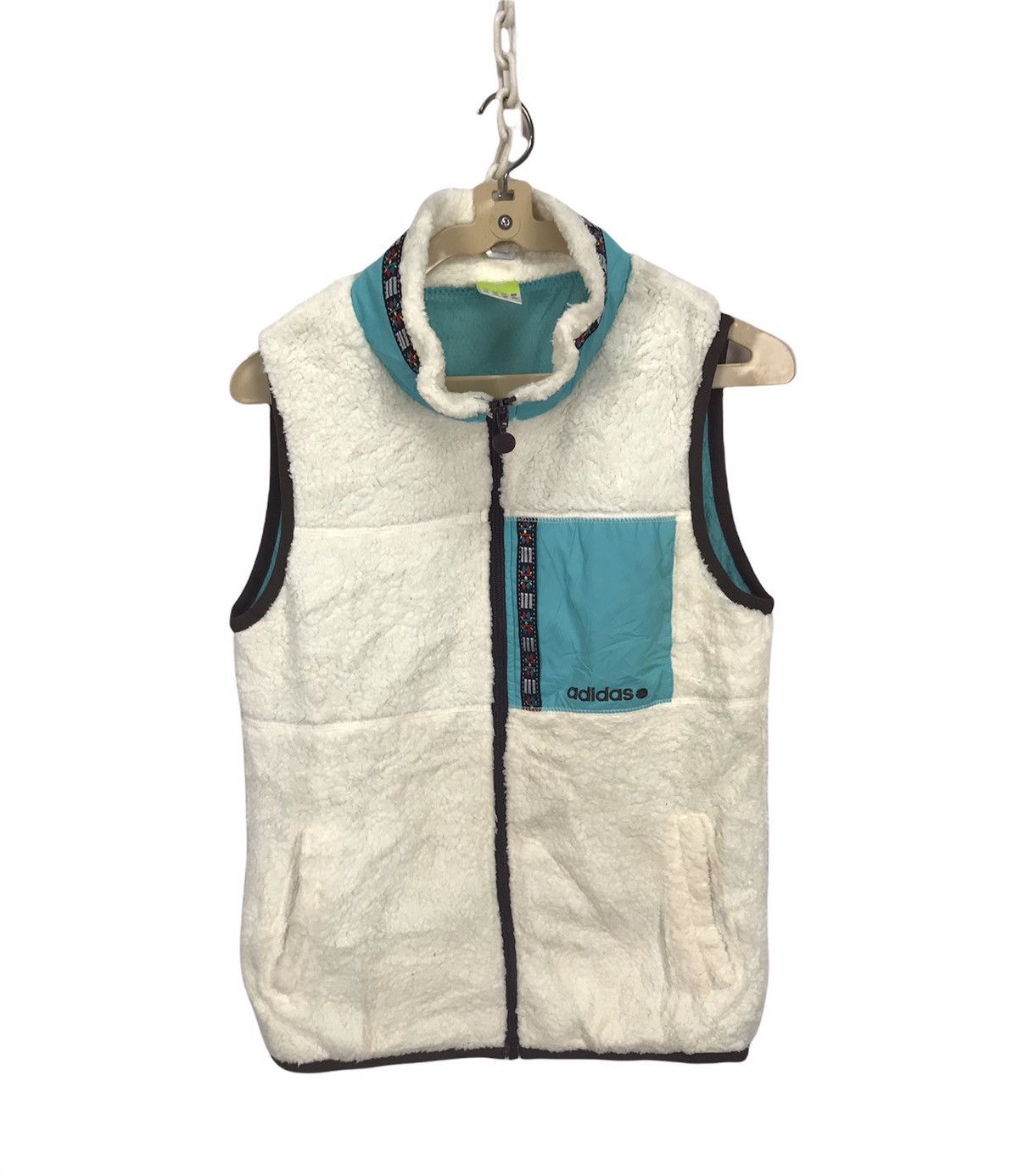 Adidas Adidas neo sleeveless fleece zipper Size US S / EU 44-46 / 1 - 1 Thumbnail