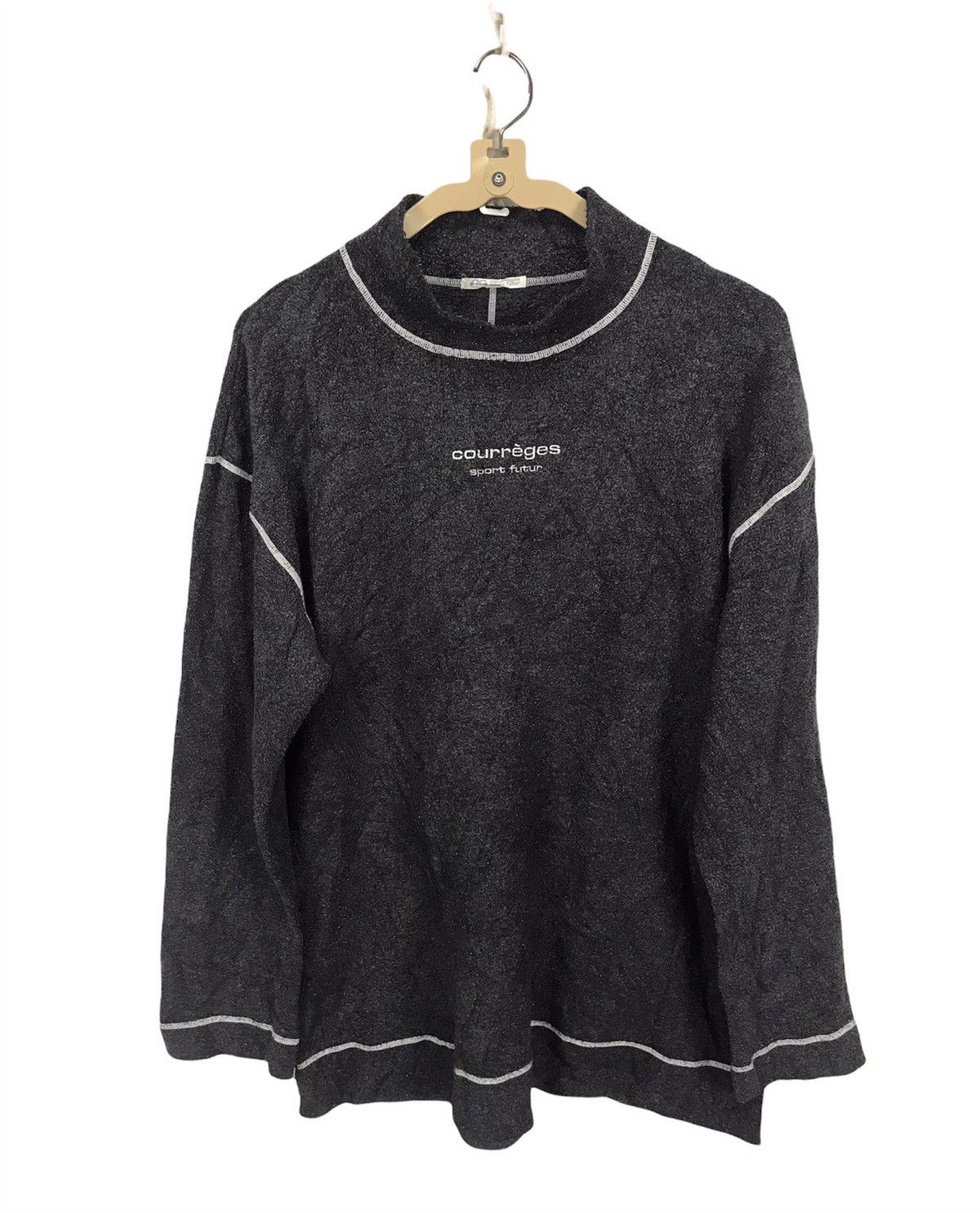 image of Courreges Sport Futur Long Sleeve Shirt, Men's (Size Large)