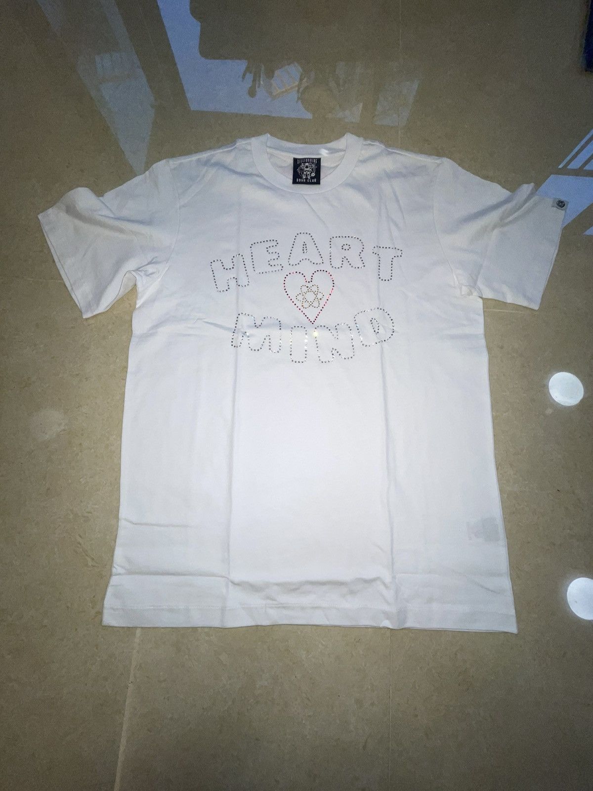 Billionaire Boys Club BBC Swarovski crystal heart and mind tee Size US M / EU 48-50 / 2 - 3 Thumbnail
