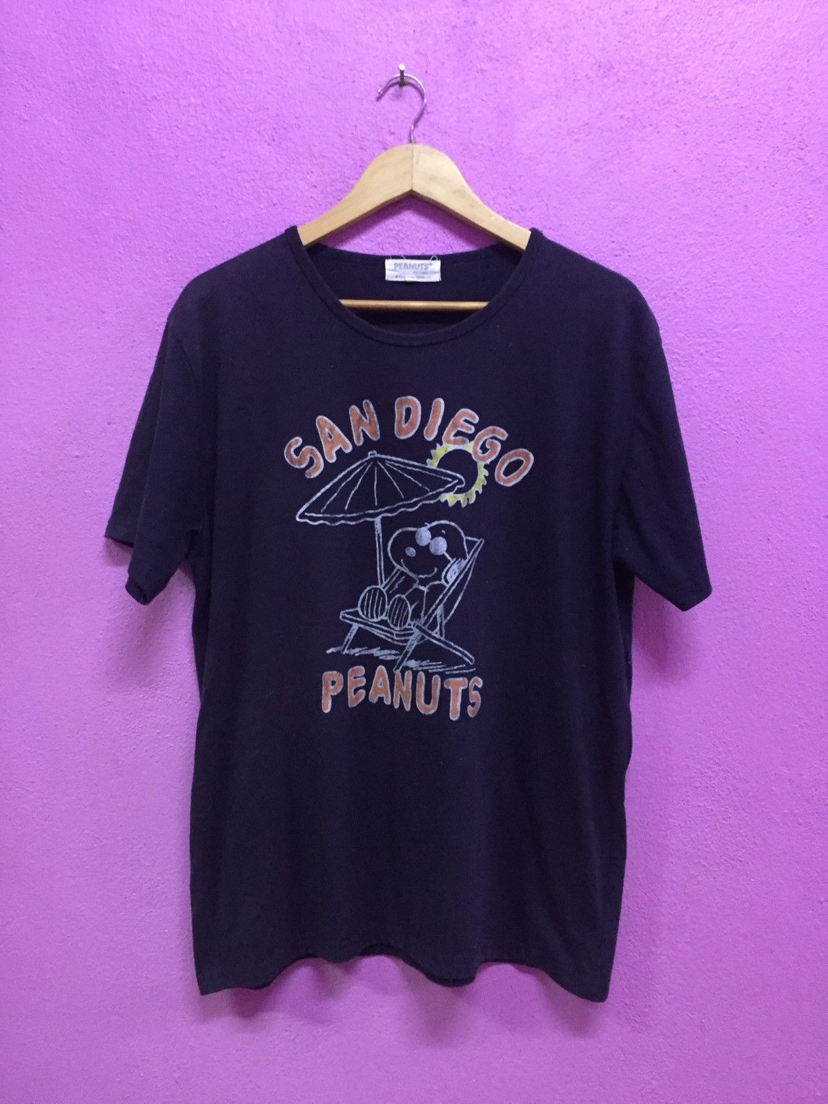 Peanuts Vintage 90’s Snoopy San Diego T-Shirts Size XL Size US XL / EU 56 / 4 - 1 Thumbnail