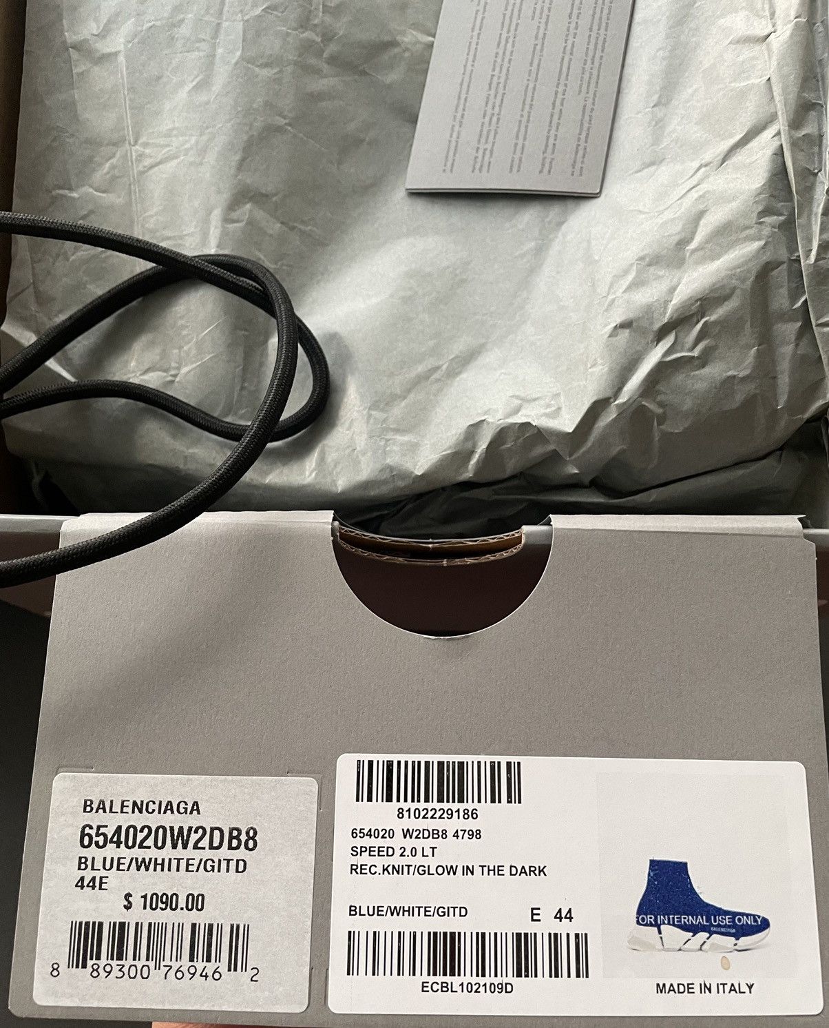Balenciaga Runway Balenciaga Iconic Logo Socks Sneaker Size US 10.5 / EU 43-44 - 3 Thumbnail