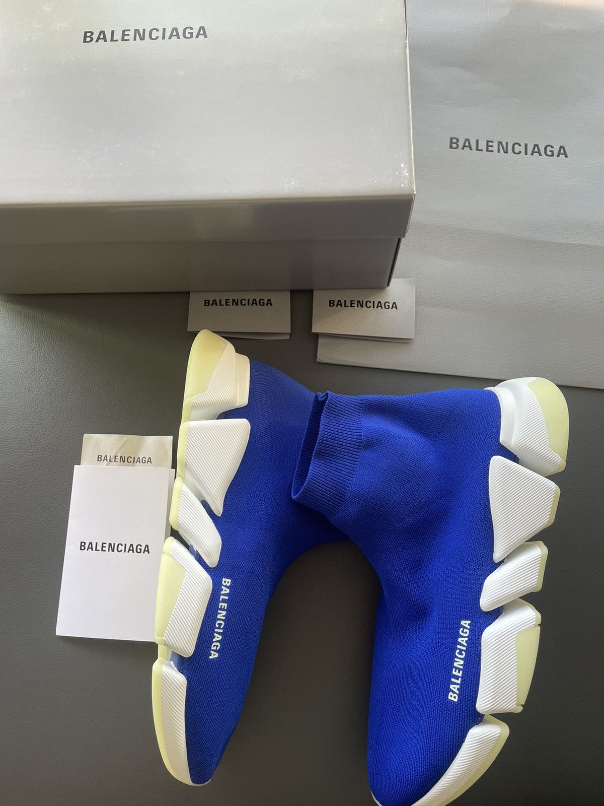 Balenciaga Runway Balenciaga Iconic Logo Socks Sneaker Size US 10.5 / EU 43-44 - 16 Thumbnail