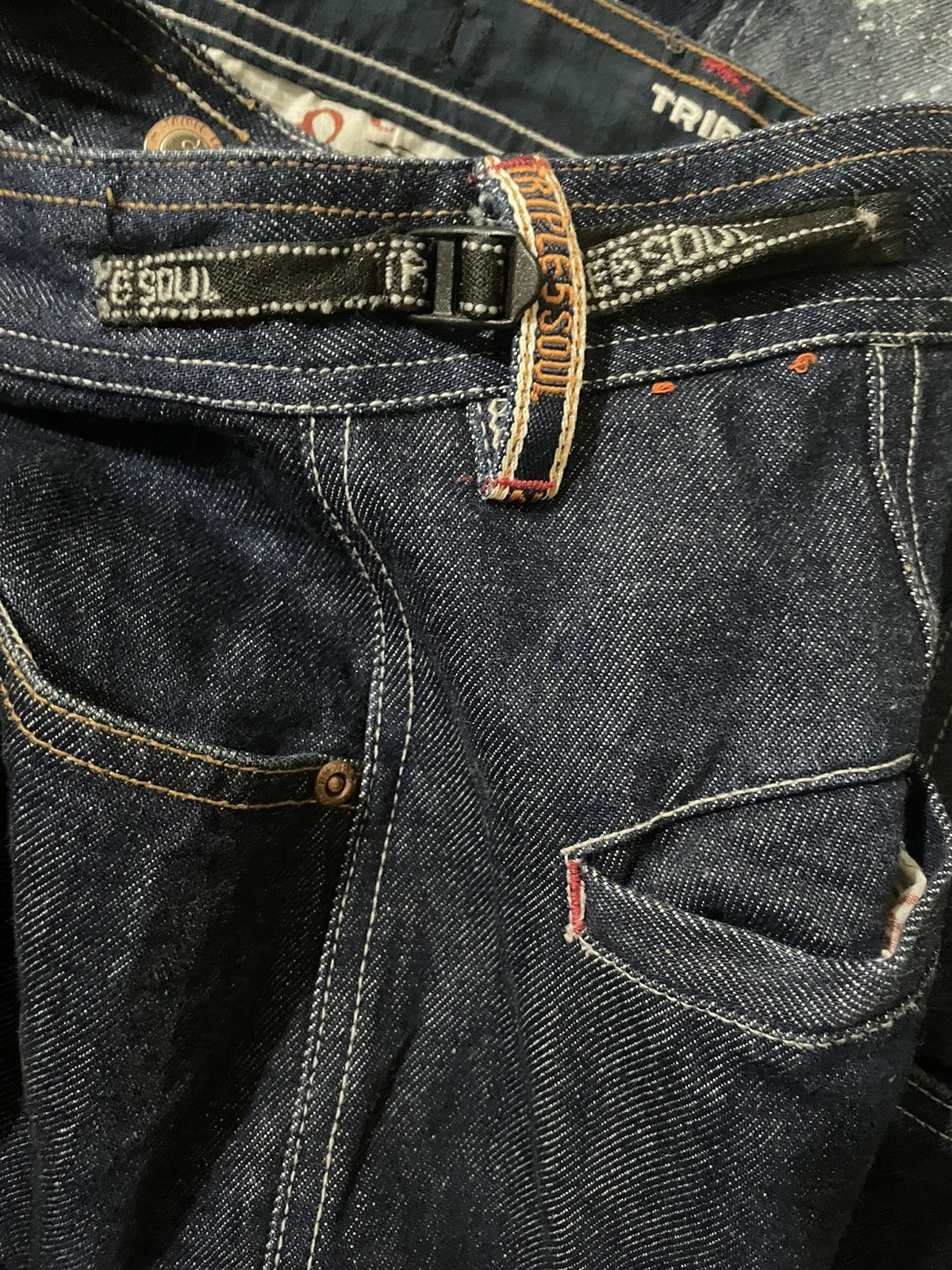 JNCO Vintage 90s Triple 5 Soul T5S Authentic Denim Baggy Jeans Size US 30 / EU 46 - 19 Thumbnail