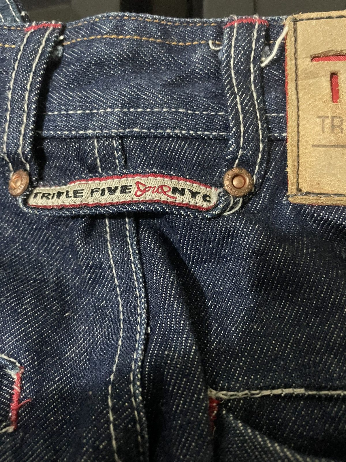 JNCO Vintage 90s Triple 5 Soul T5S Authentic Denim Baggy Jeans Size US 30 / EU 46 - 16 Thumbnail